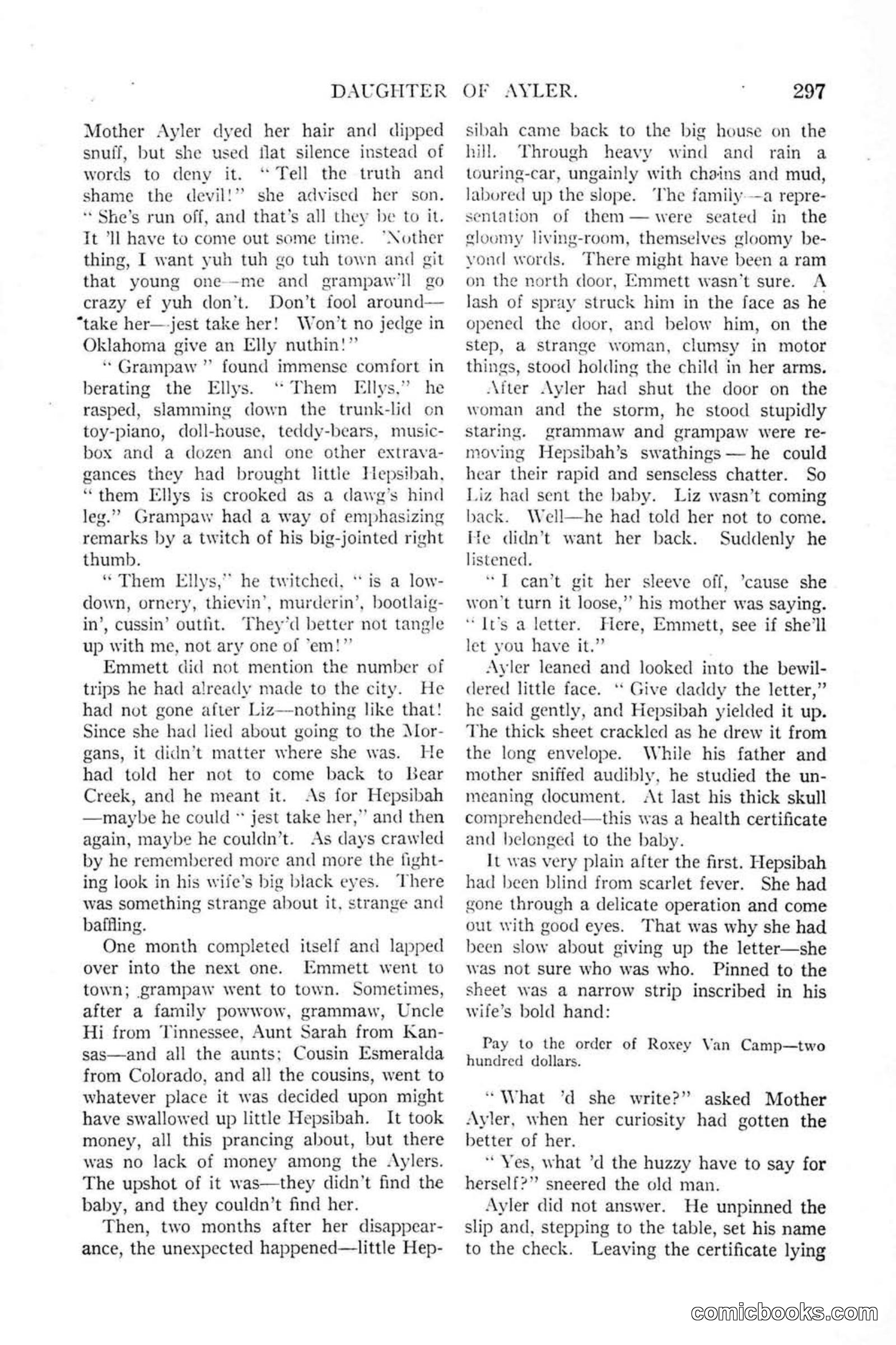All Story Magazine, January 25, 1919 — page 131 of 188