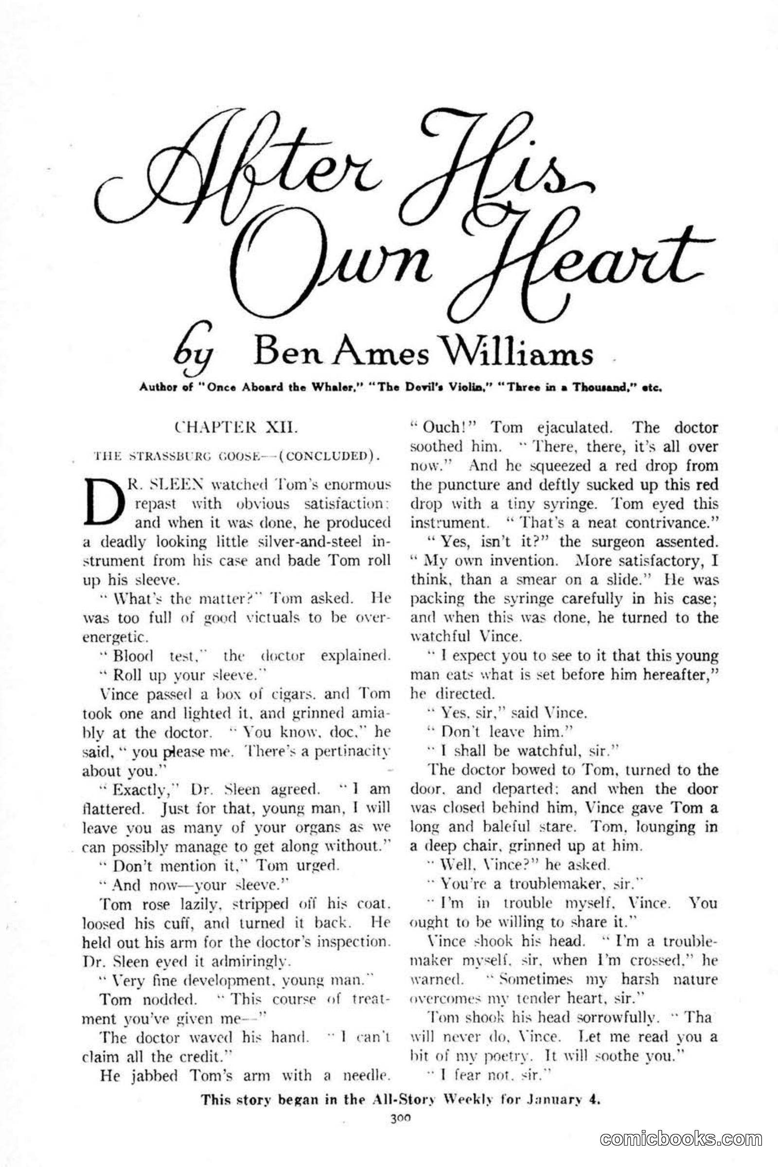 All Story Magazine, January 25, 1919 — page 134 of 188