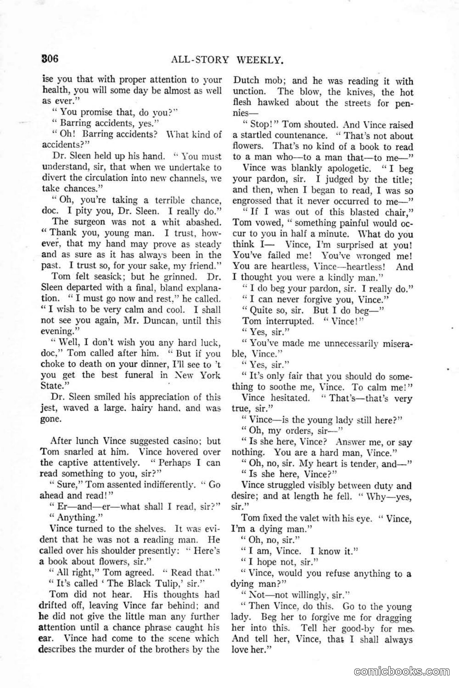 All Story Magazine, January 25, 1919 — page 140 of 188