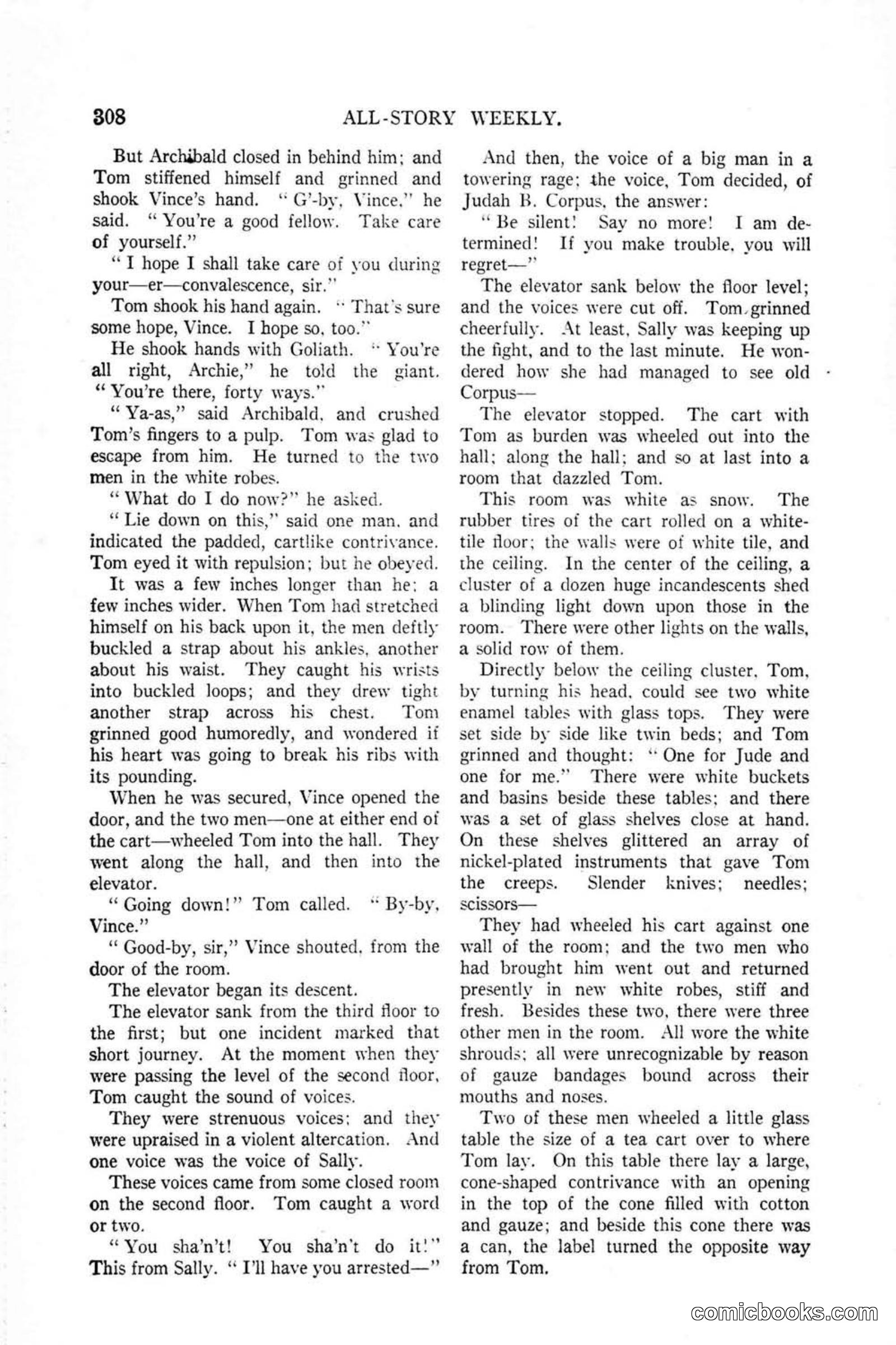All Story Magazine, January 25, 1919 — page 142 of 188