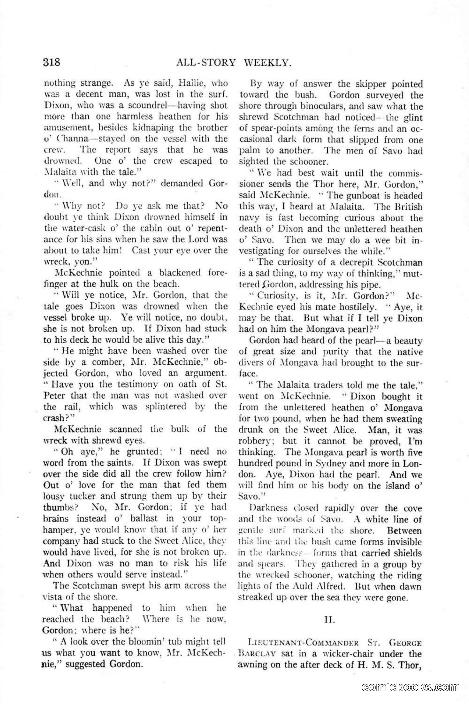 All Story Magazine, January 25, 1919 — page 152 of 188