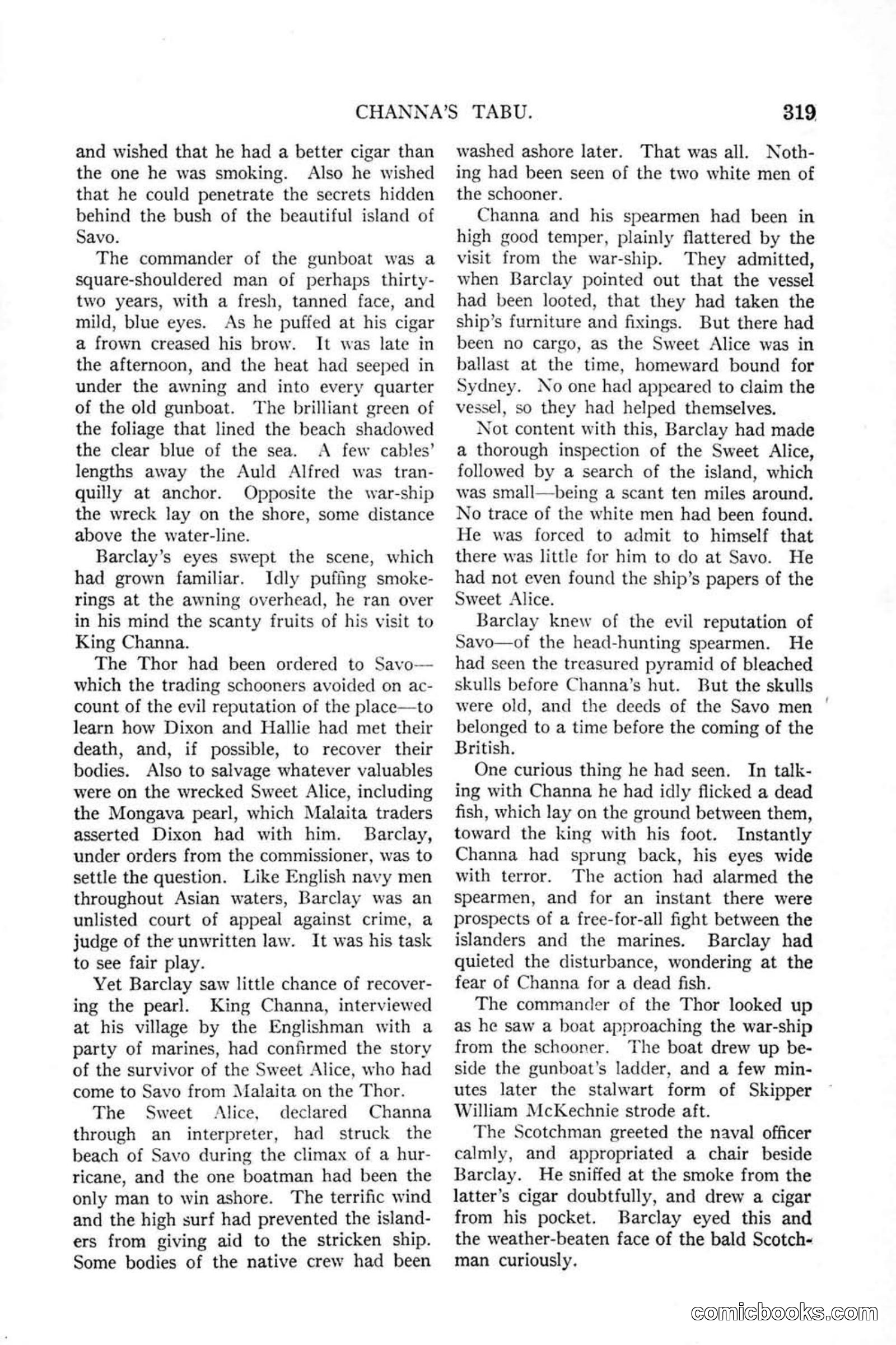 All Story Magazine, January 25, 1919 — page 153 of 188