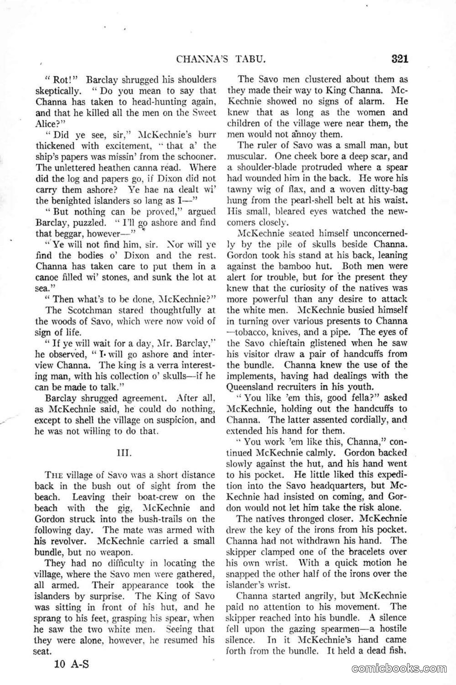 All Story Magazine, January 25, 1919 — page 155 of 188