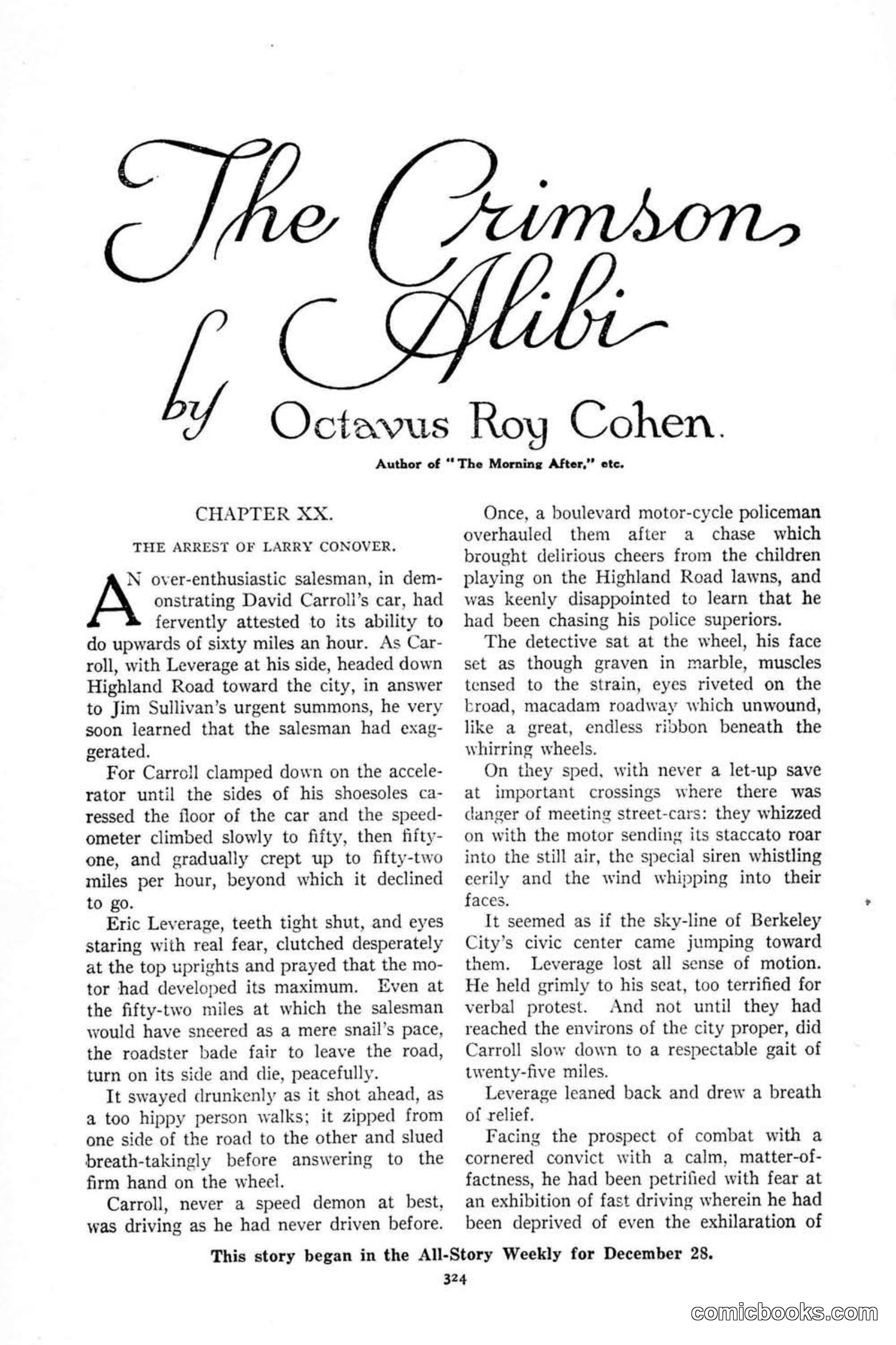 All Story Magazine, January 25, 1919 — page 158 of 188
