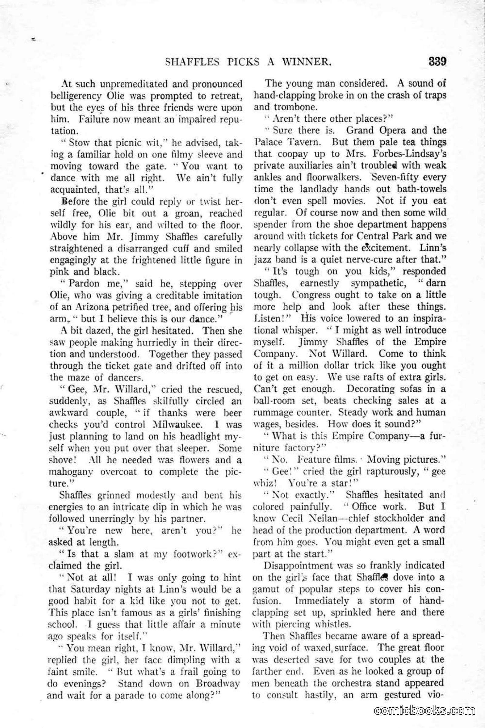 All Story Magazine, January 25, 1919 — page 173 of 188
