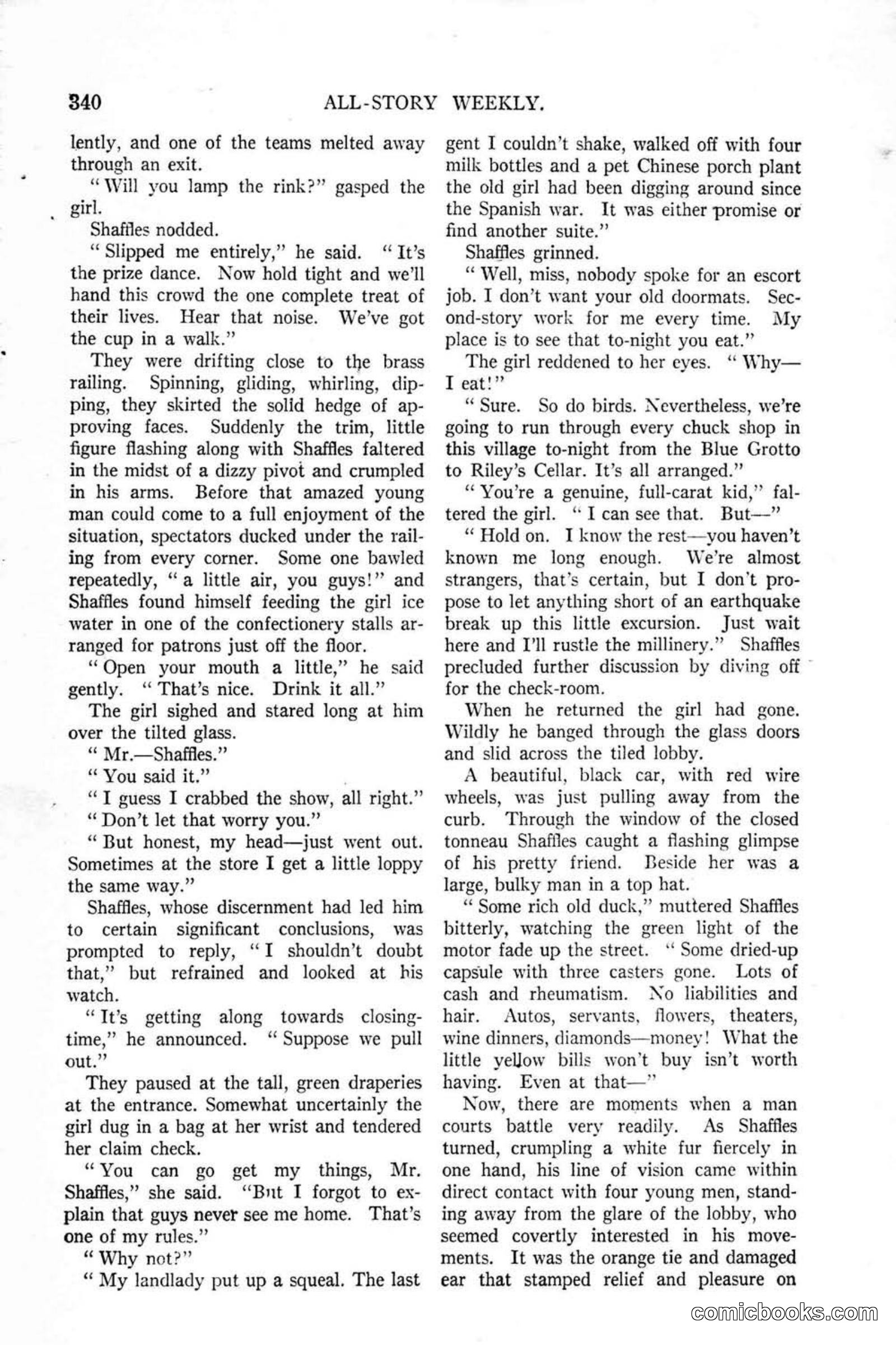All Story Magazine, January 25, 1919 — page 174 of 188