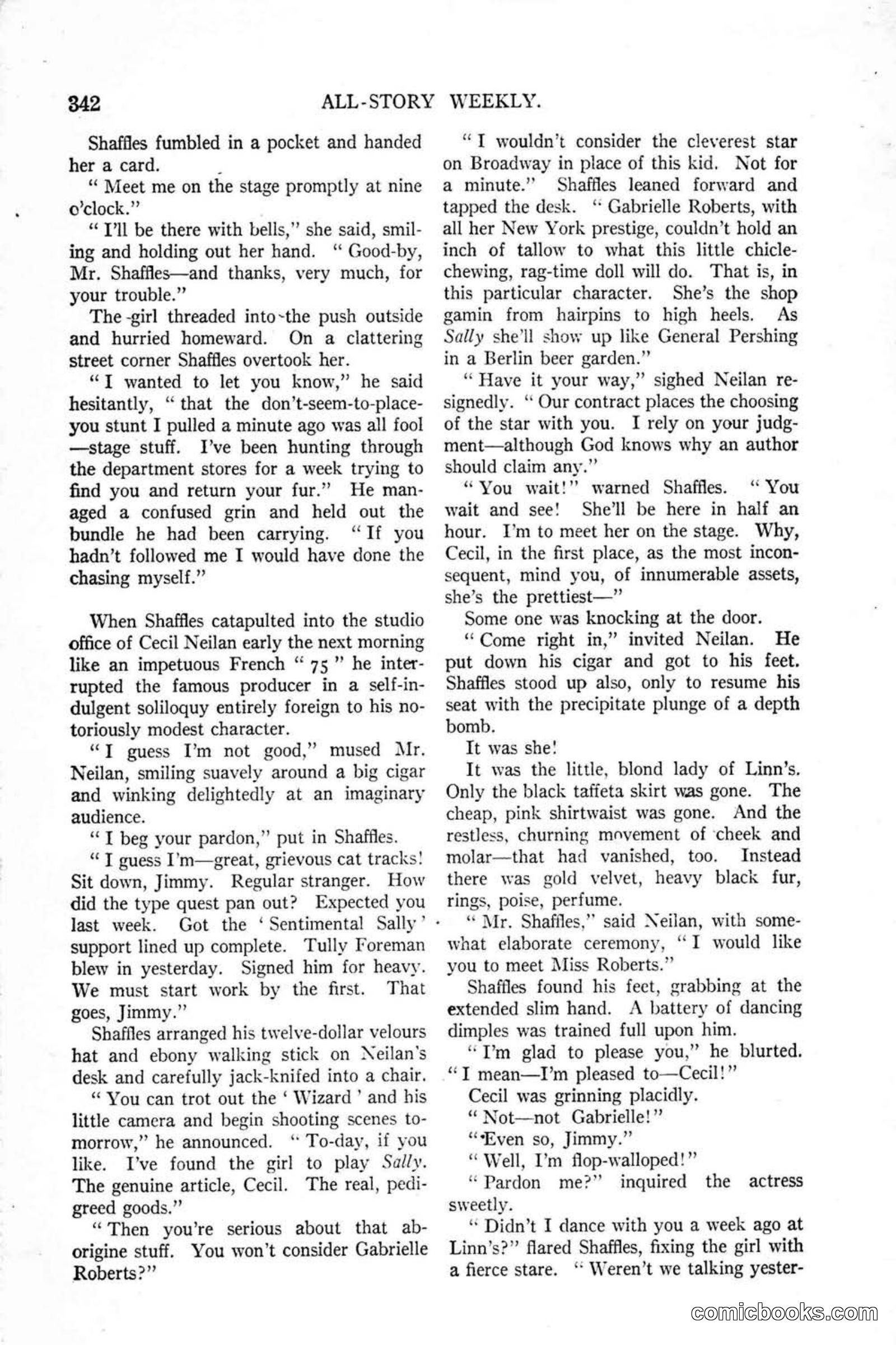 All Story Magazine, January 25, 1919 — page 176 of 188