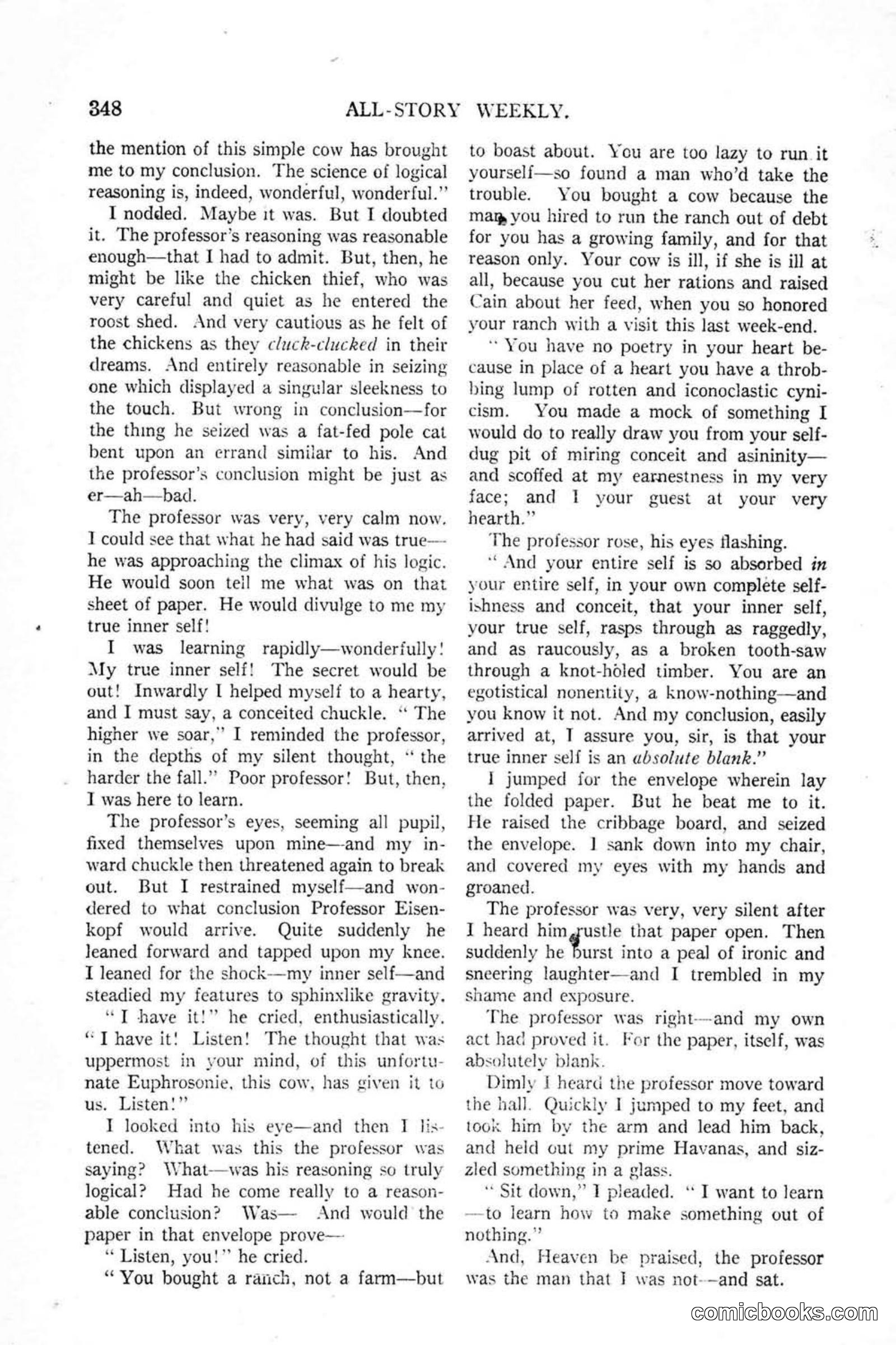 All Story Magazine, January 25, 1919 — page 182 of 188