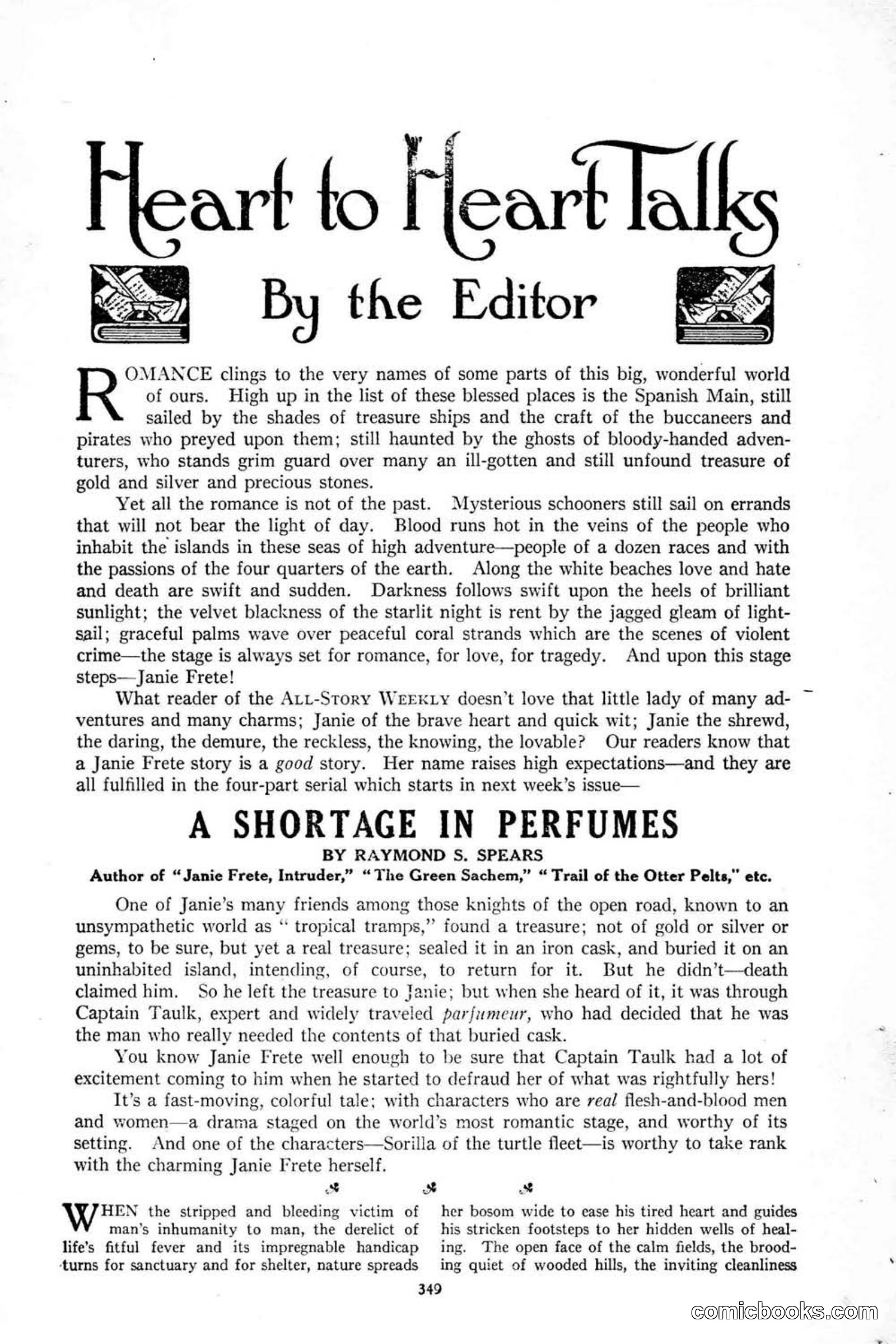All Story Magazine, January 25, 1919 — page 183 of 188