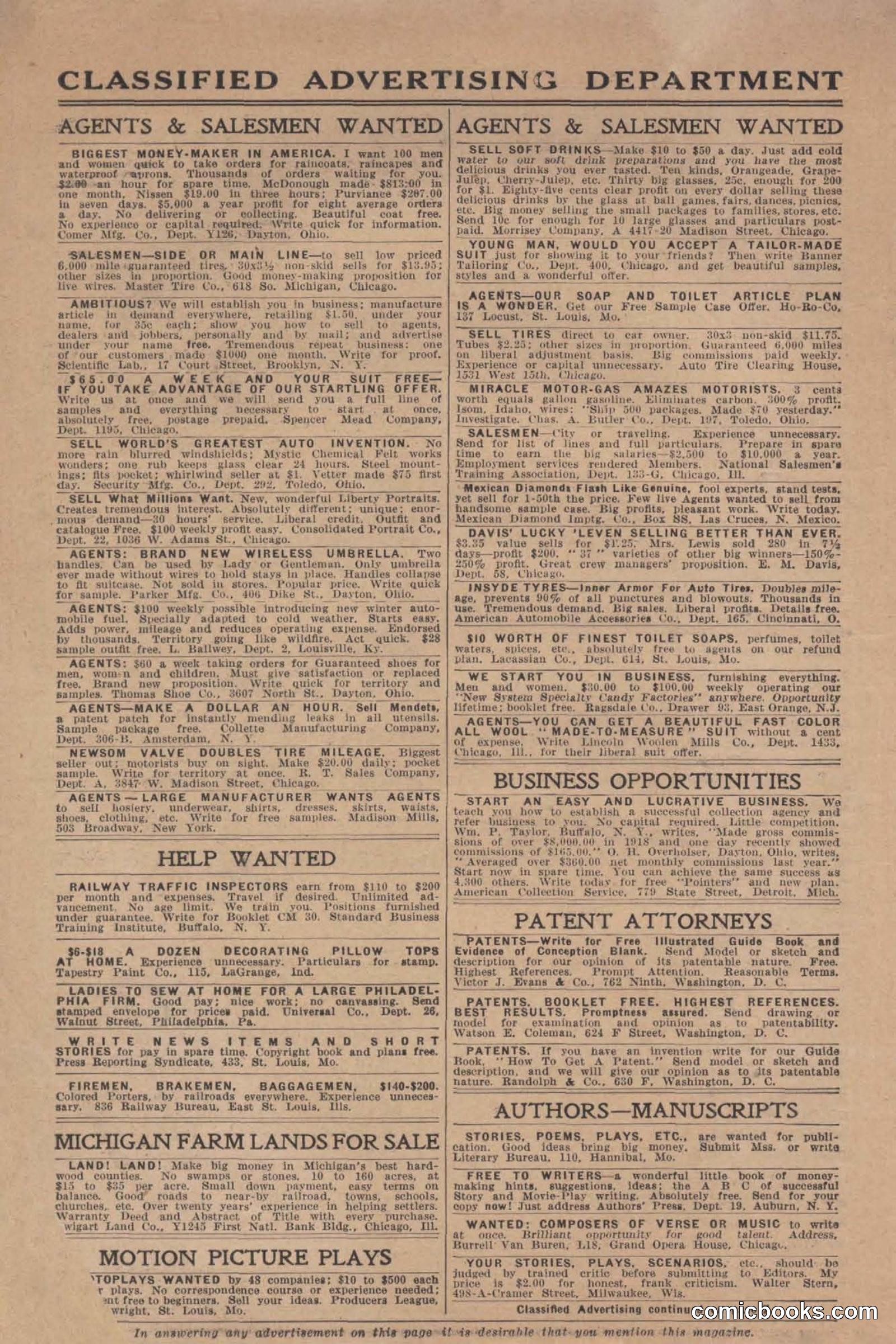 All Story Magazine, June 19, 1920 — page 6 of 156