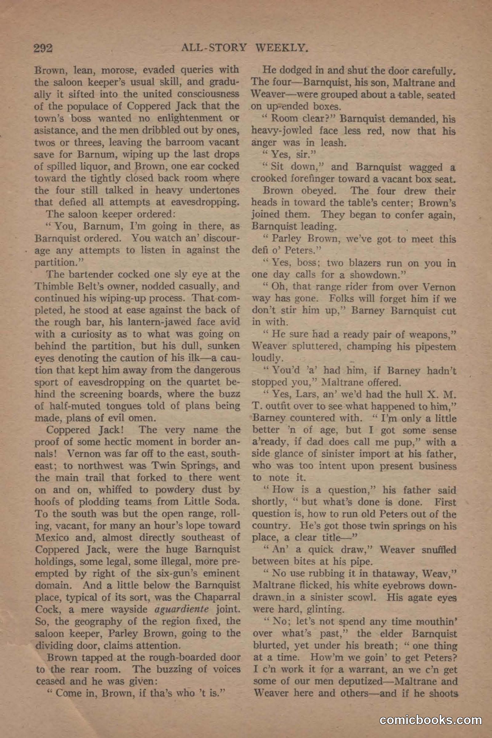 All Story Magazine, June 19, 1920 — page 14 of 156