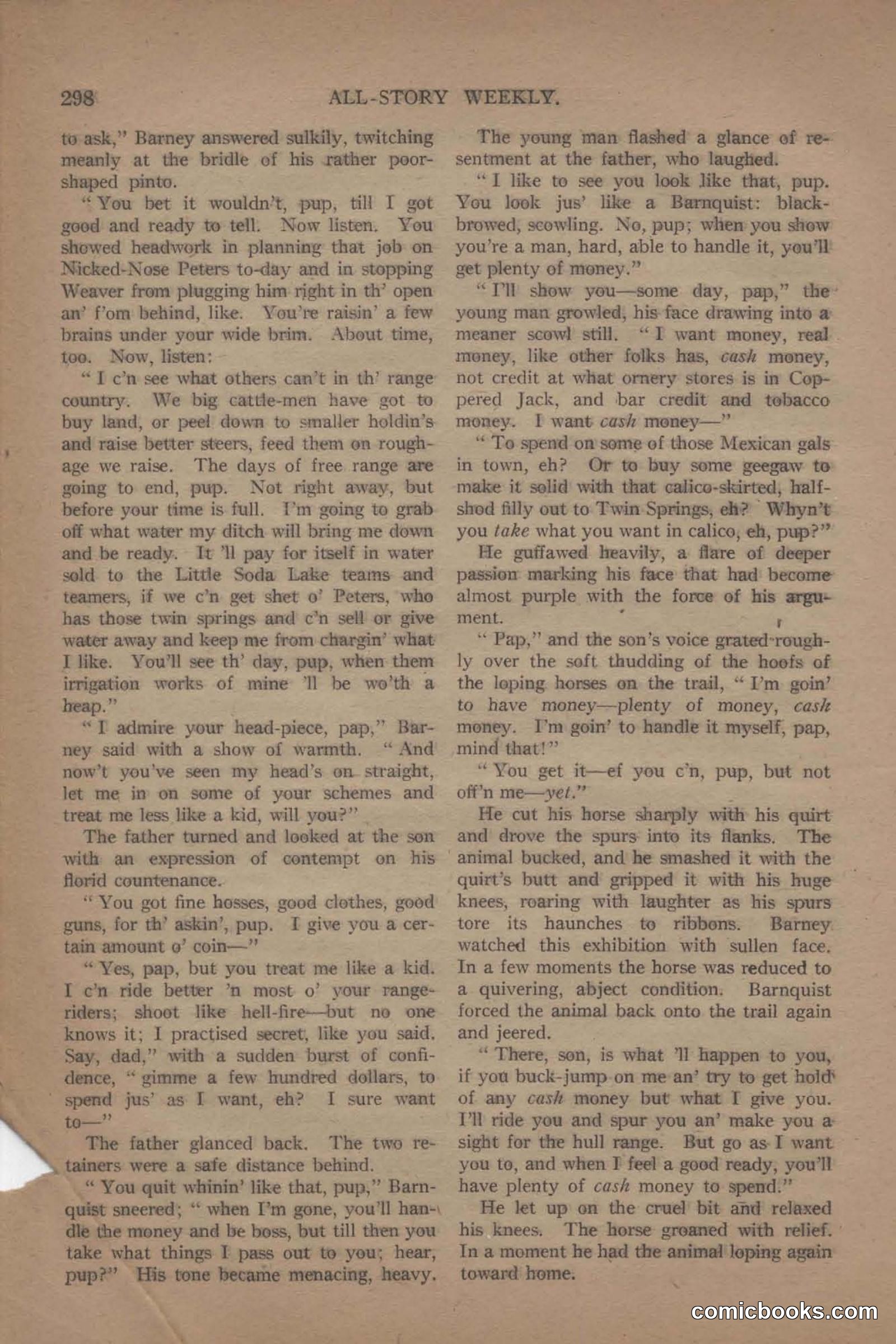 All Story Magazine, June 19, 1920 — page 20 of 156