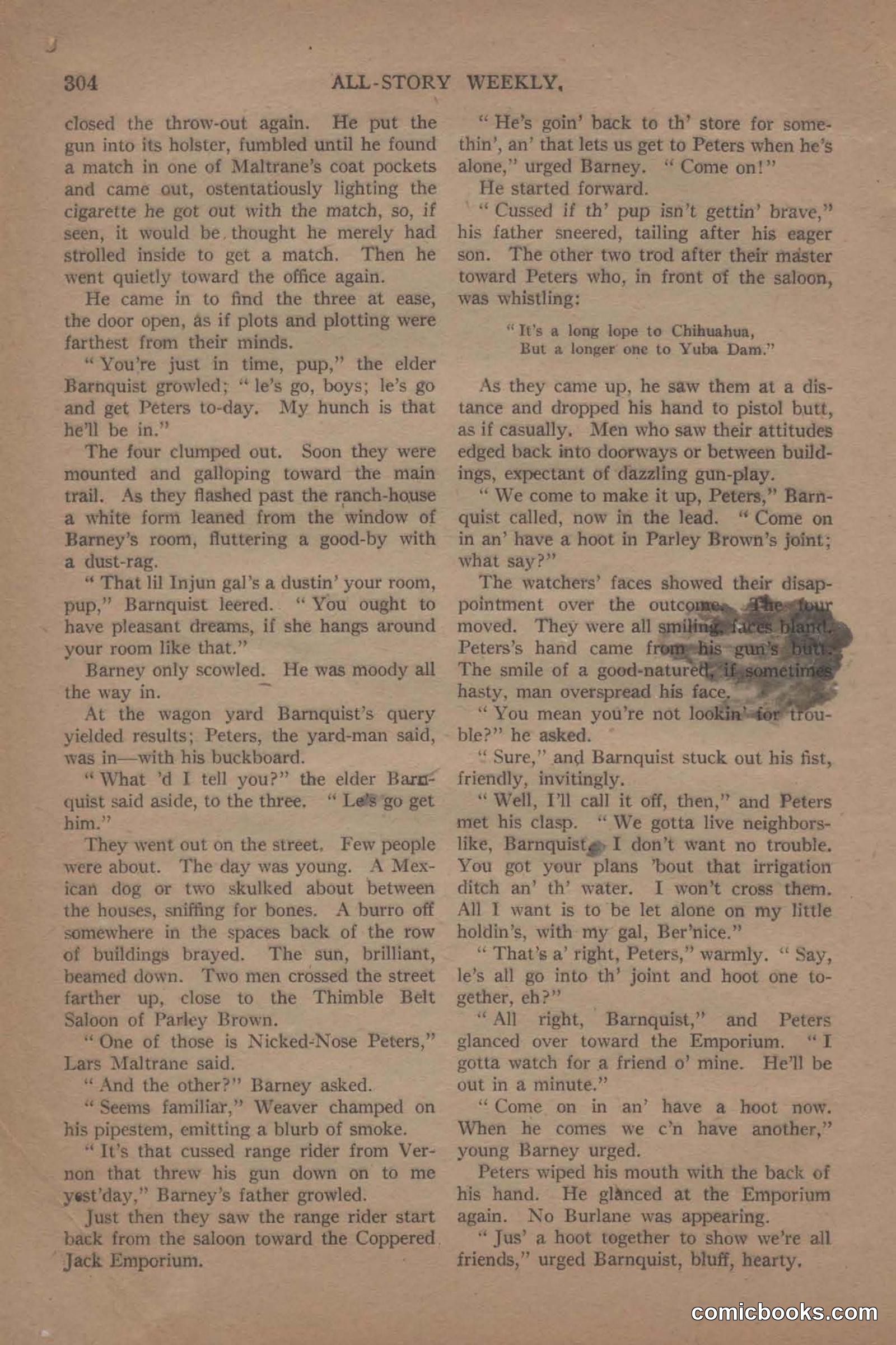 All Story Magazine, June 19, 1920 — page 26 of 156