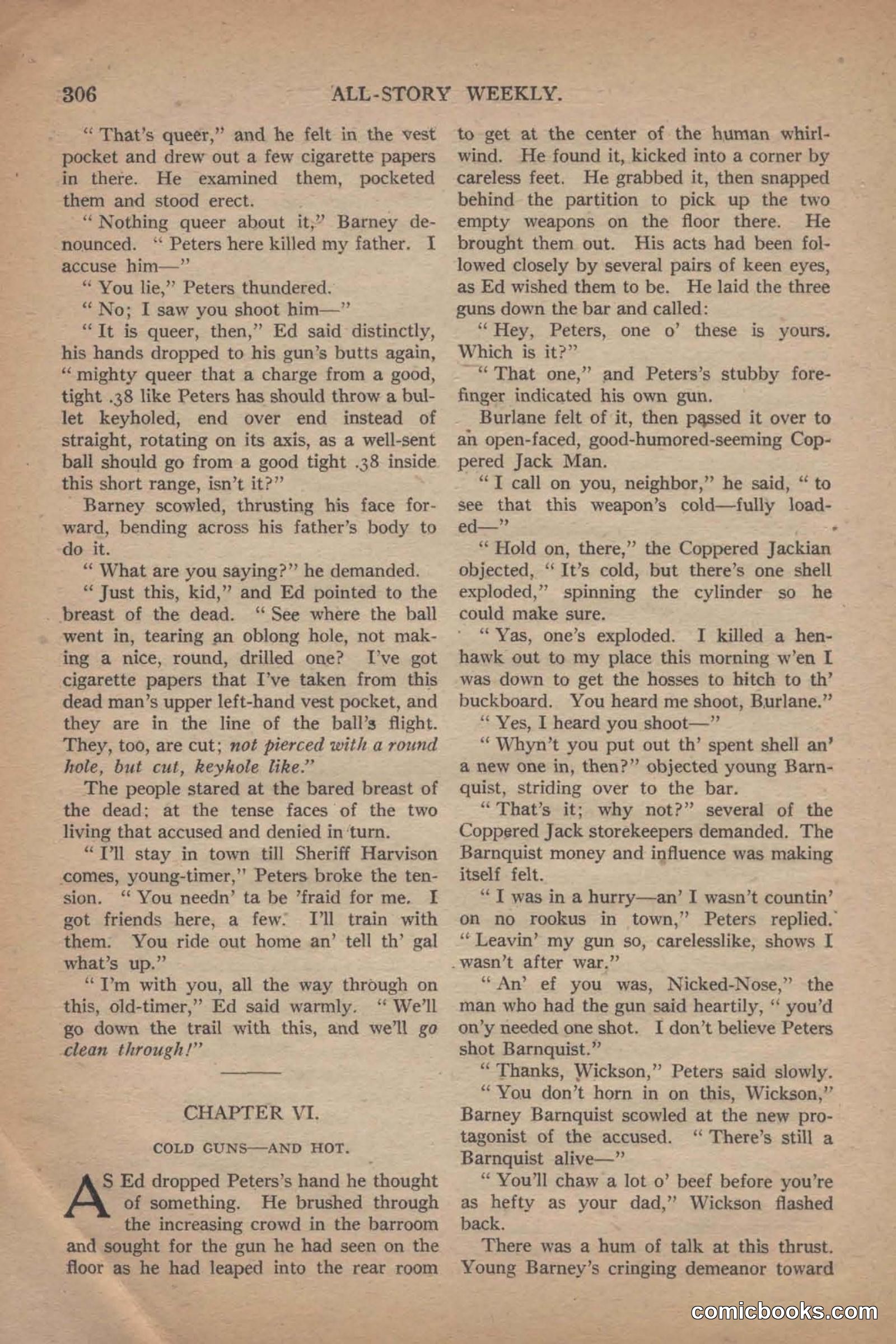 All Story Magazine, June 19, 1920 — page 28 of 156