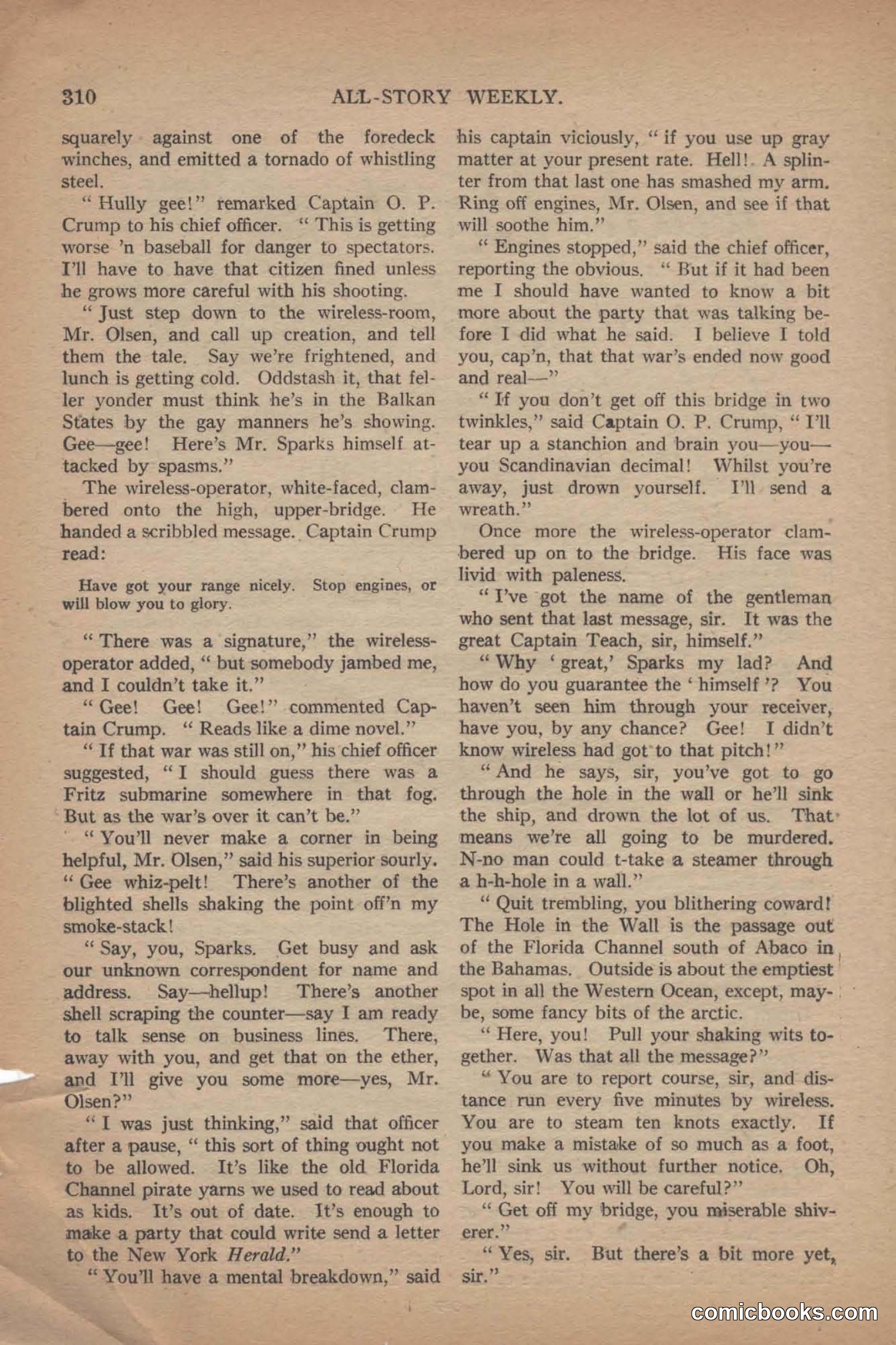 All Story Magazine, June 19, 1920 — page 32 of 156