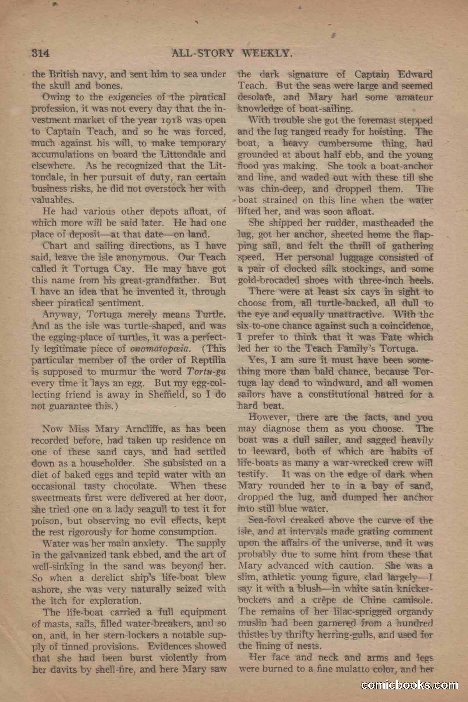 All Story Magazine, June 19, 1920 — page 36 of 156