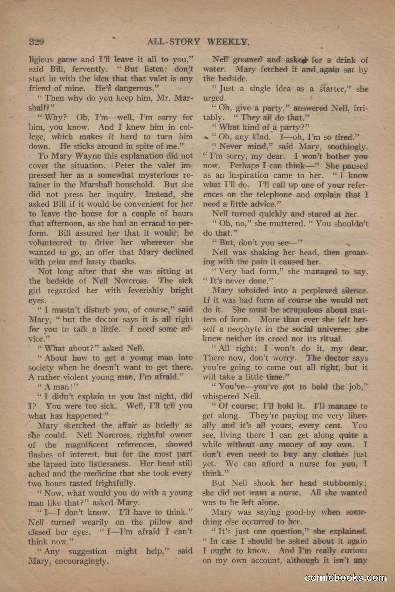 All Story Magazine, June 19, 1920 — page 42 of 156
