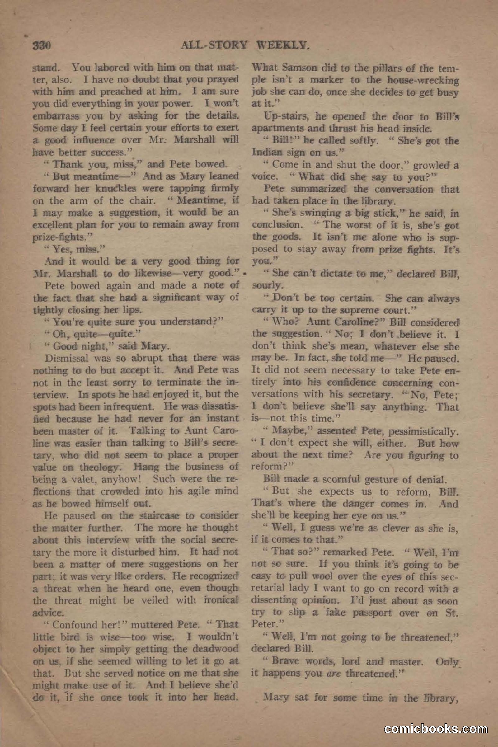 All Story Magazine, June 19, 1920 — page 52 of 156