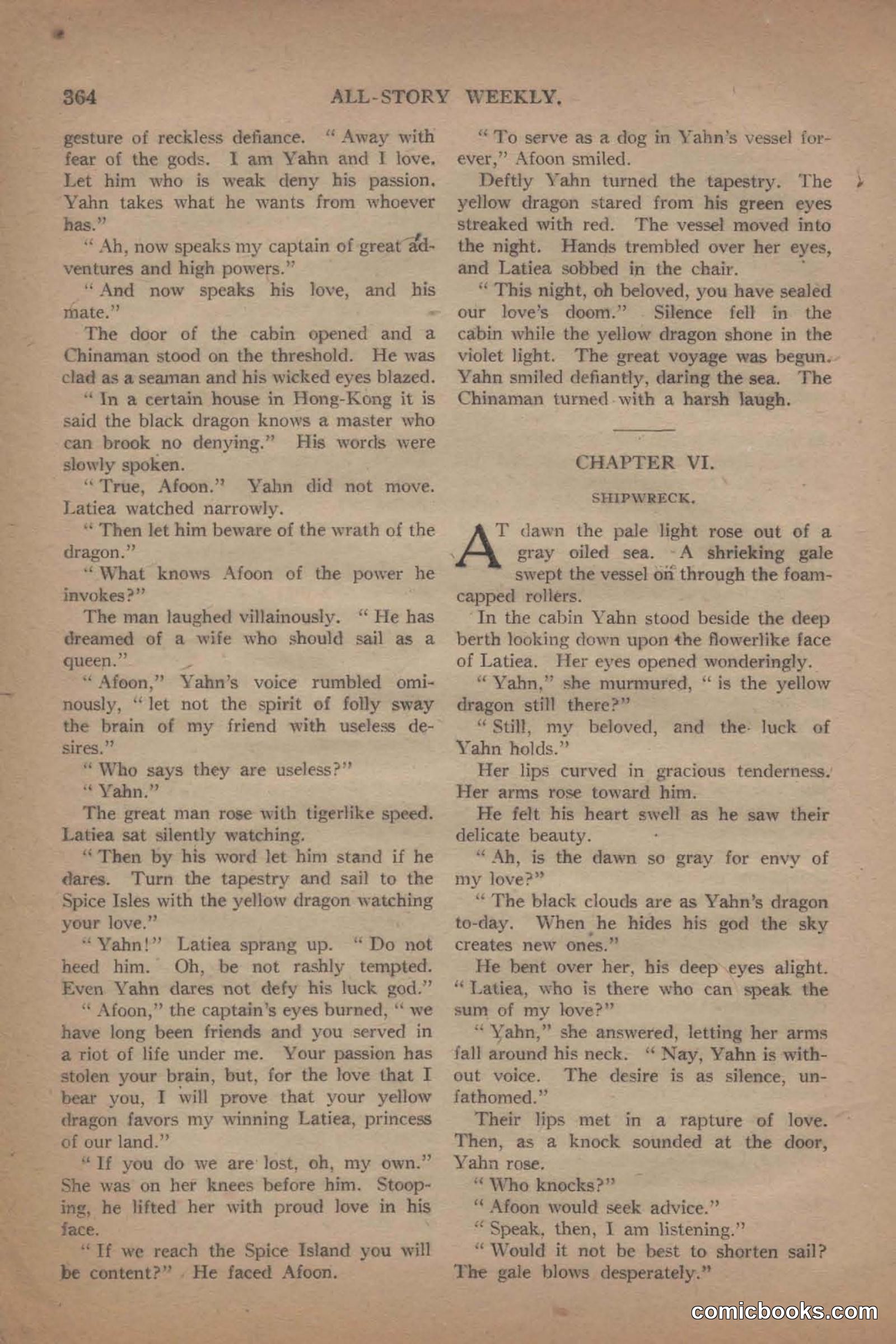 All Story Magazine, June 19, 1920 — page 86 of 156