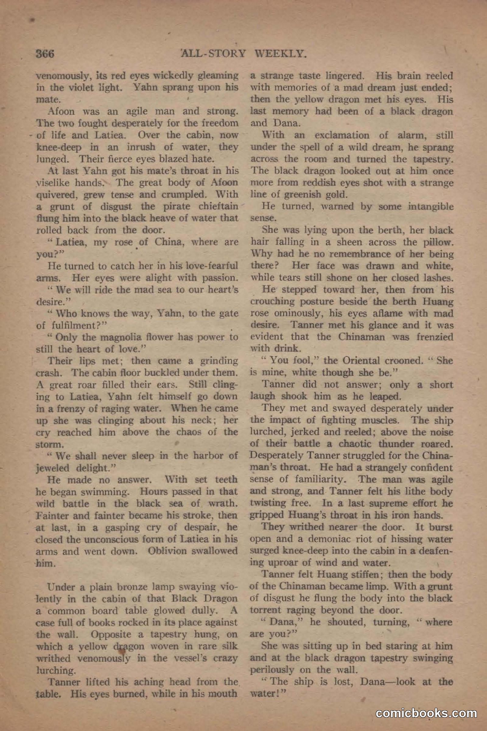All Story Magazine, June 19, 1920 — page 88 of 156