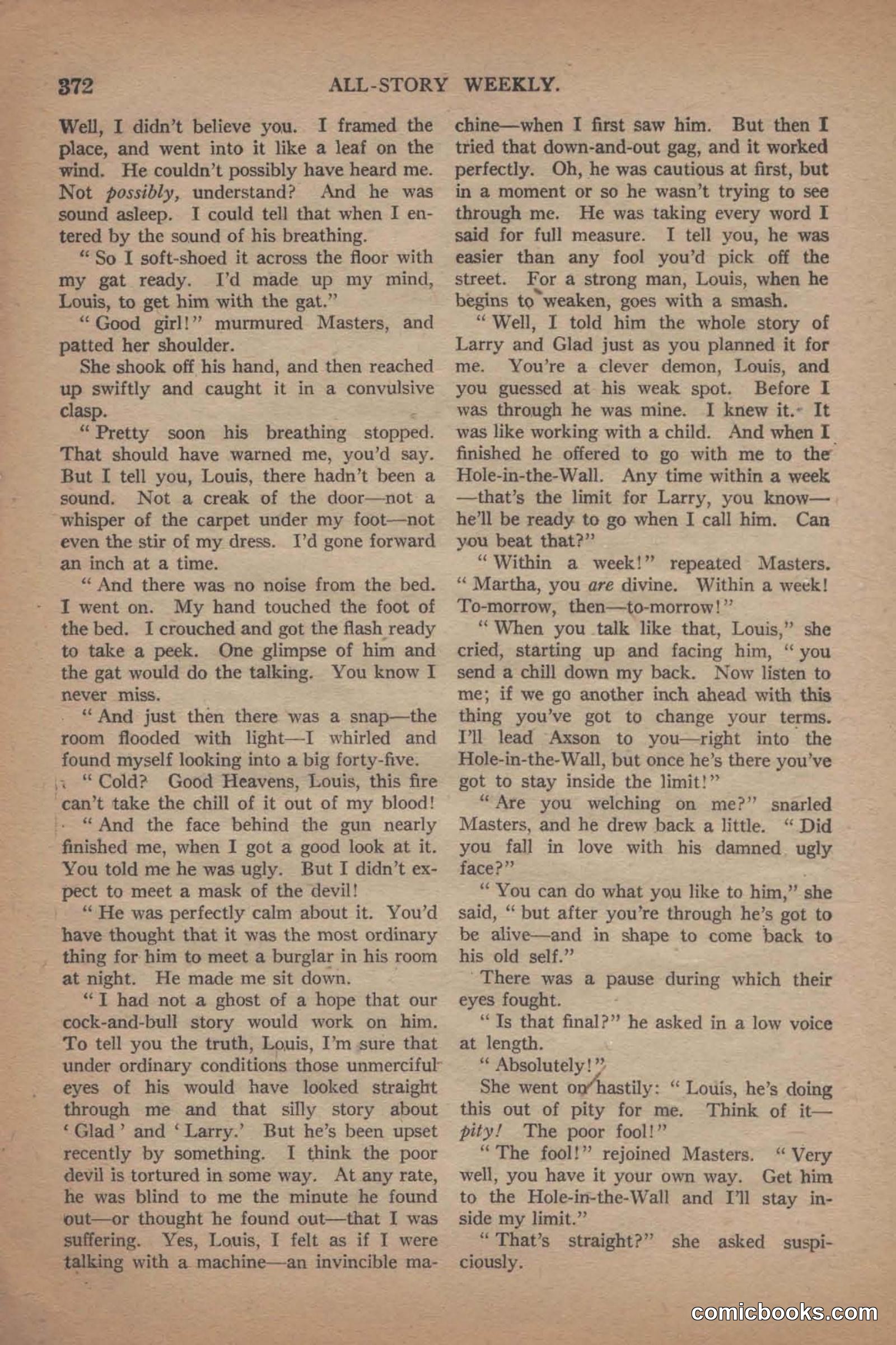 All Story Magazine, June 19, 1920 — page 94 of 156