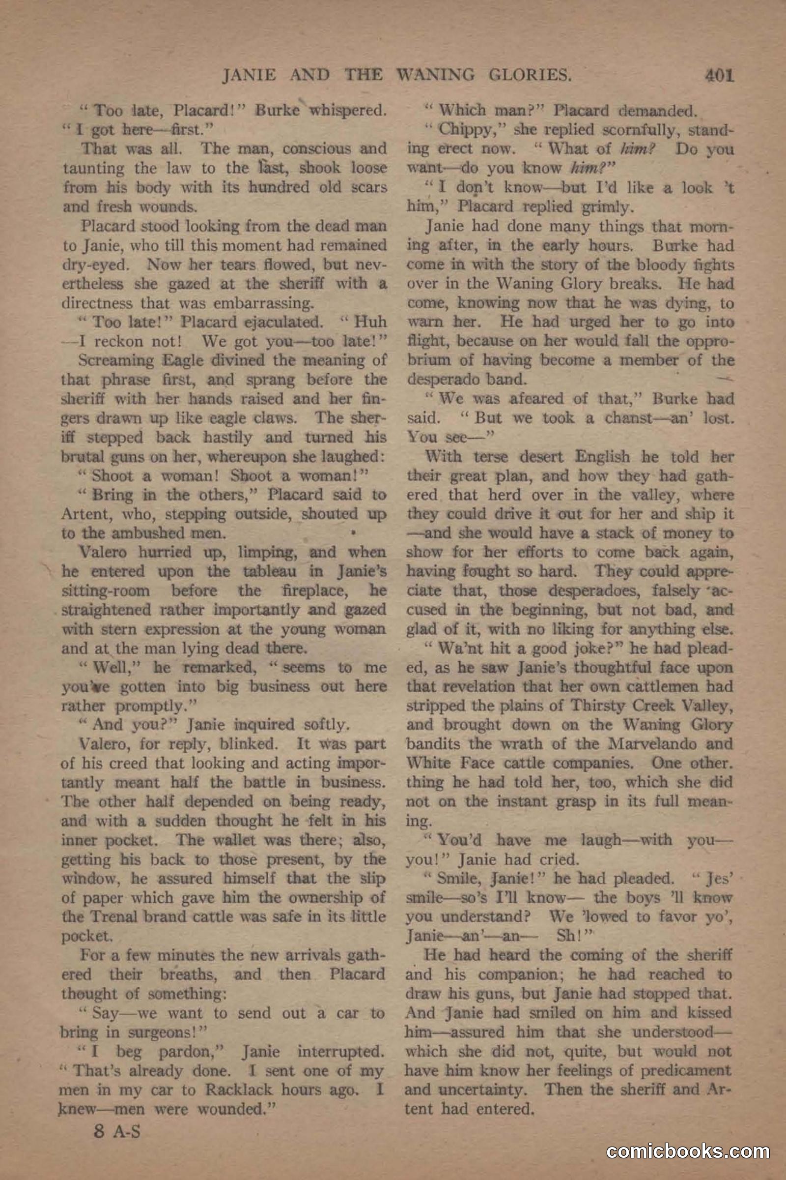 All Story Magazine, June 19, 1920 — page 123 of 156