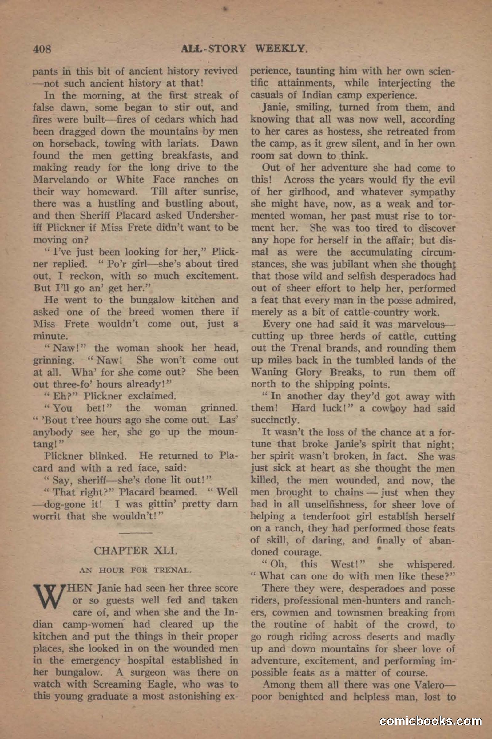 All Story Magazine, June 19, 1920 — page 130 of 156