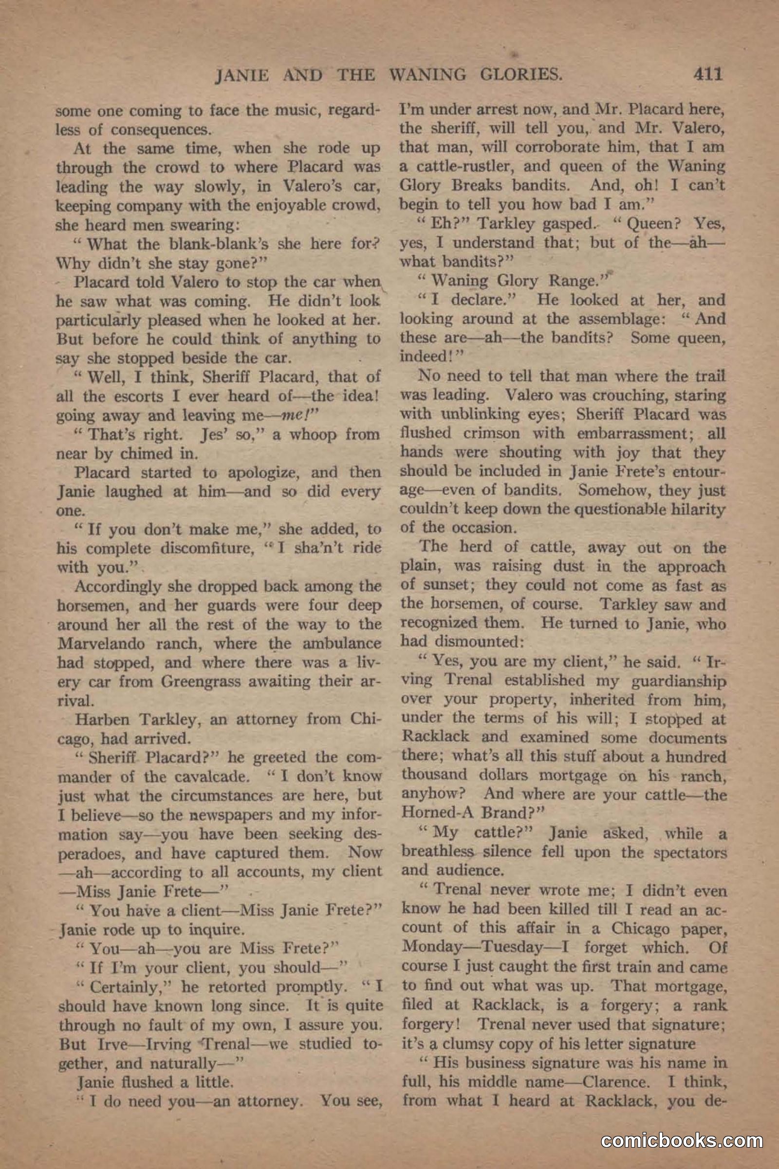 All Story Magazine, June 19, 1920 — page 133 of 156