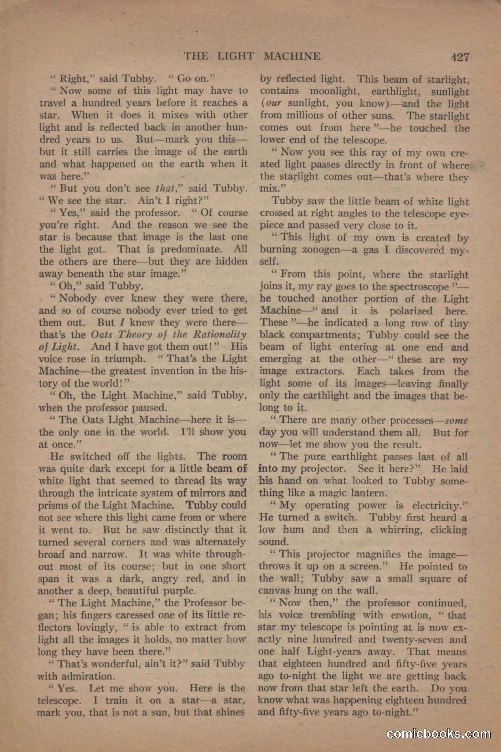 All Story Magazine, June 19, 1920 — page 149 of 156