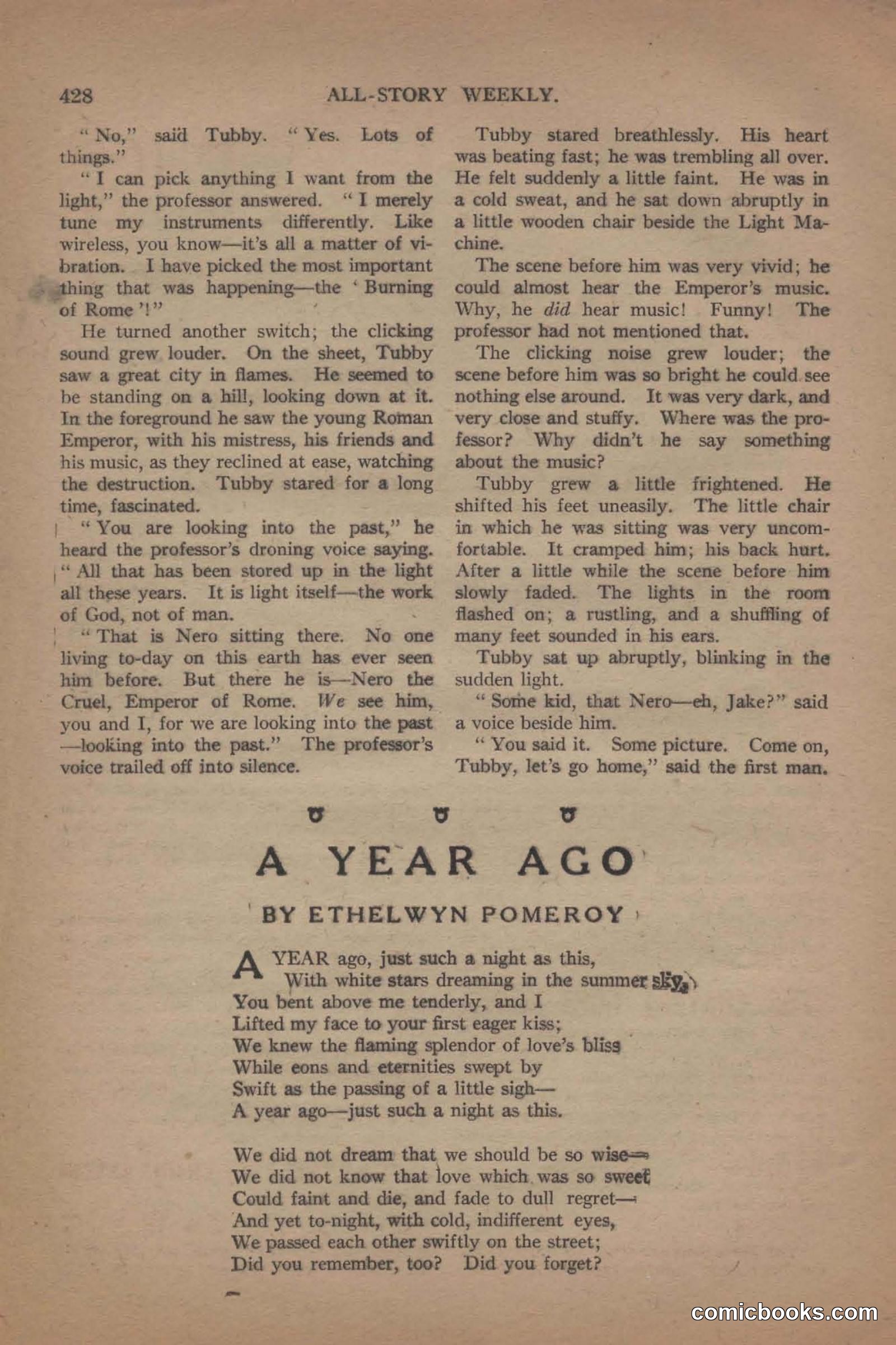 All Story Magazine, June 19, 1920 — page 150 of 156
