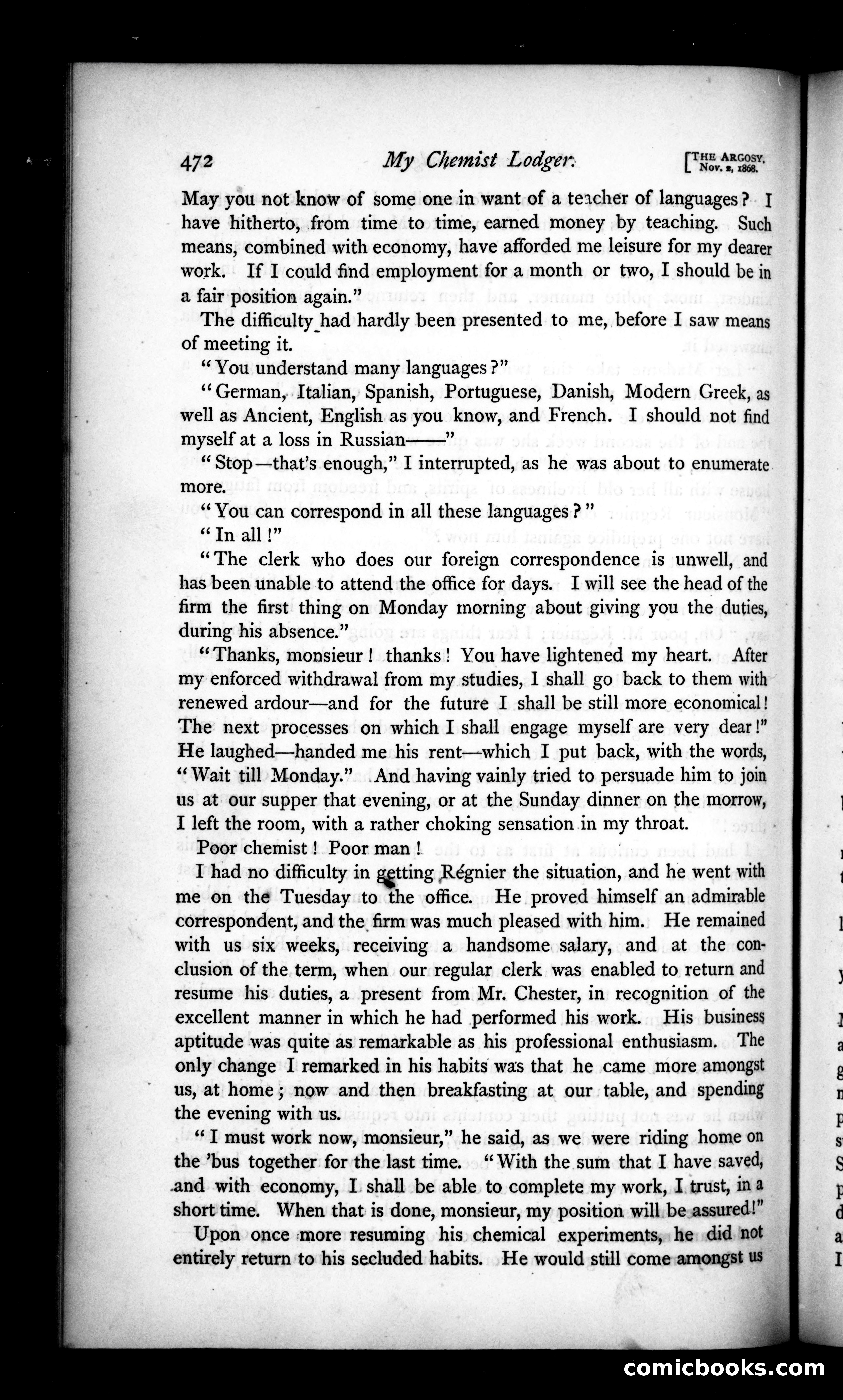 The Argosy, Vol. VI, November 2, 1868 — page 72 of 82