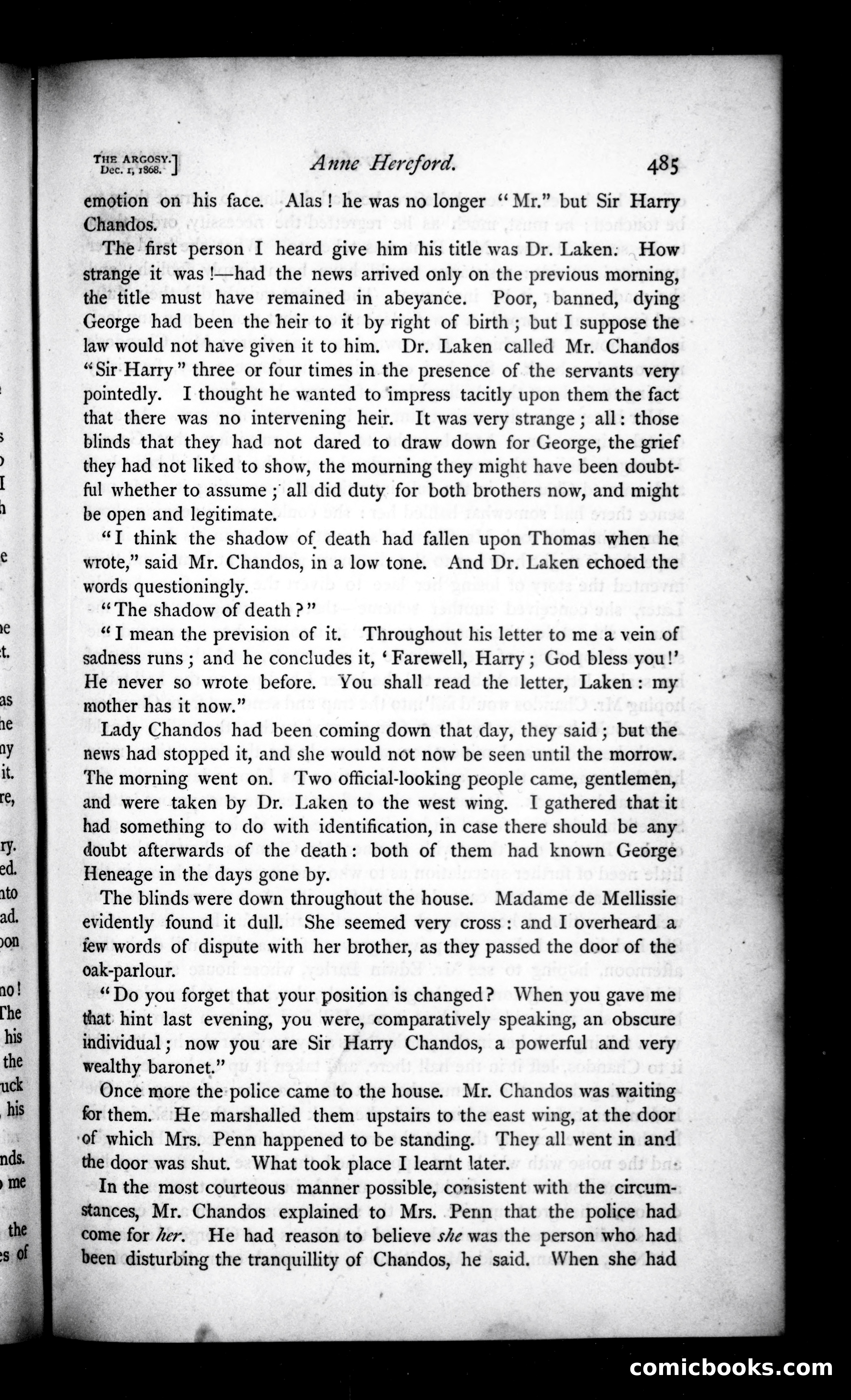 The Argosy, Vol. 6 — page 5 of 121