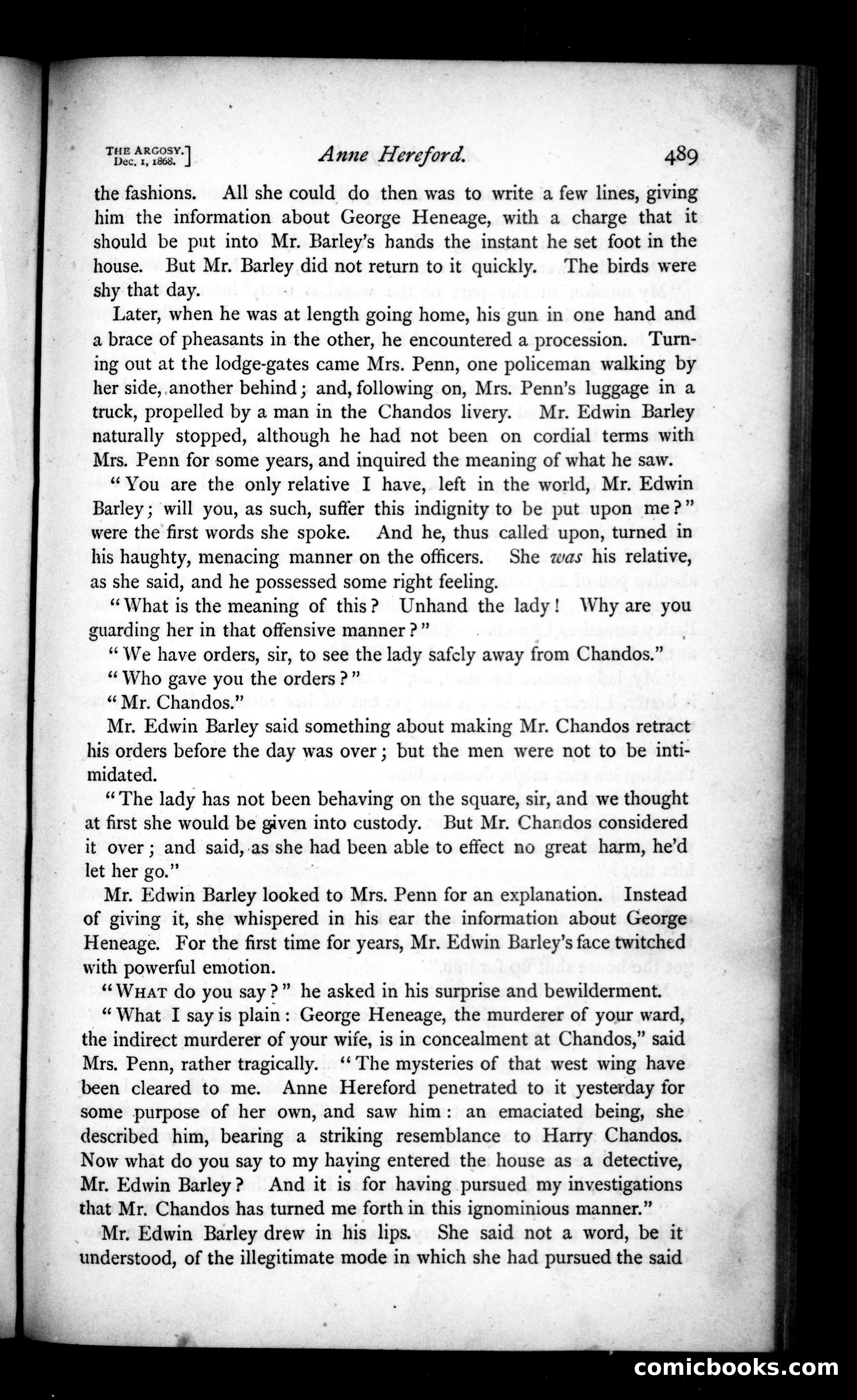 The Argosy, Vol. 6 — page 9 of 121