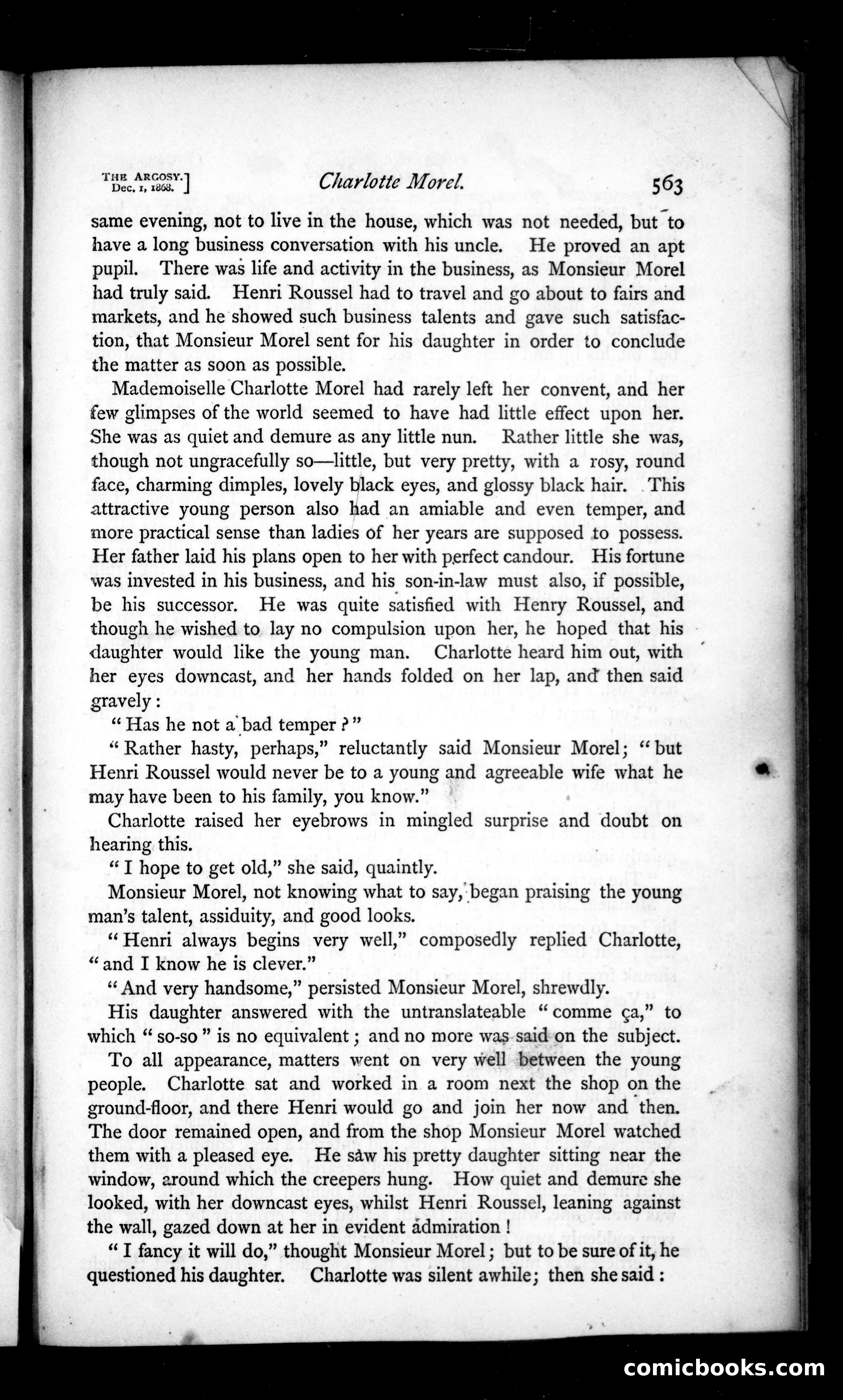 The Argosy, Vol. 6 — page 85 of 121