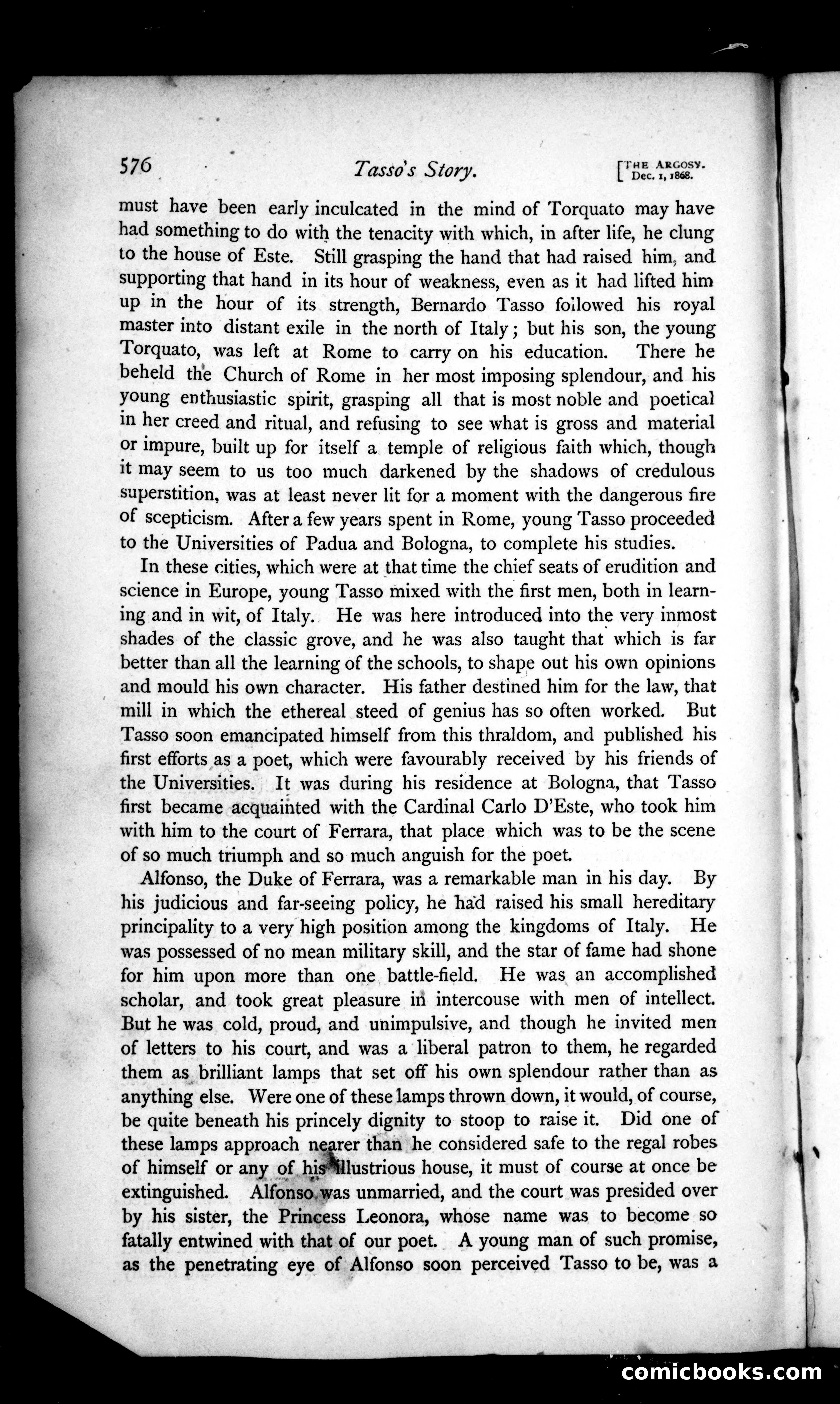 The Argosy, Vol. 6 — page 100 of 121