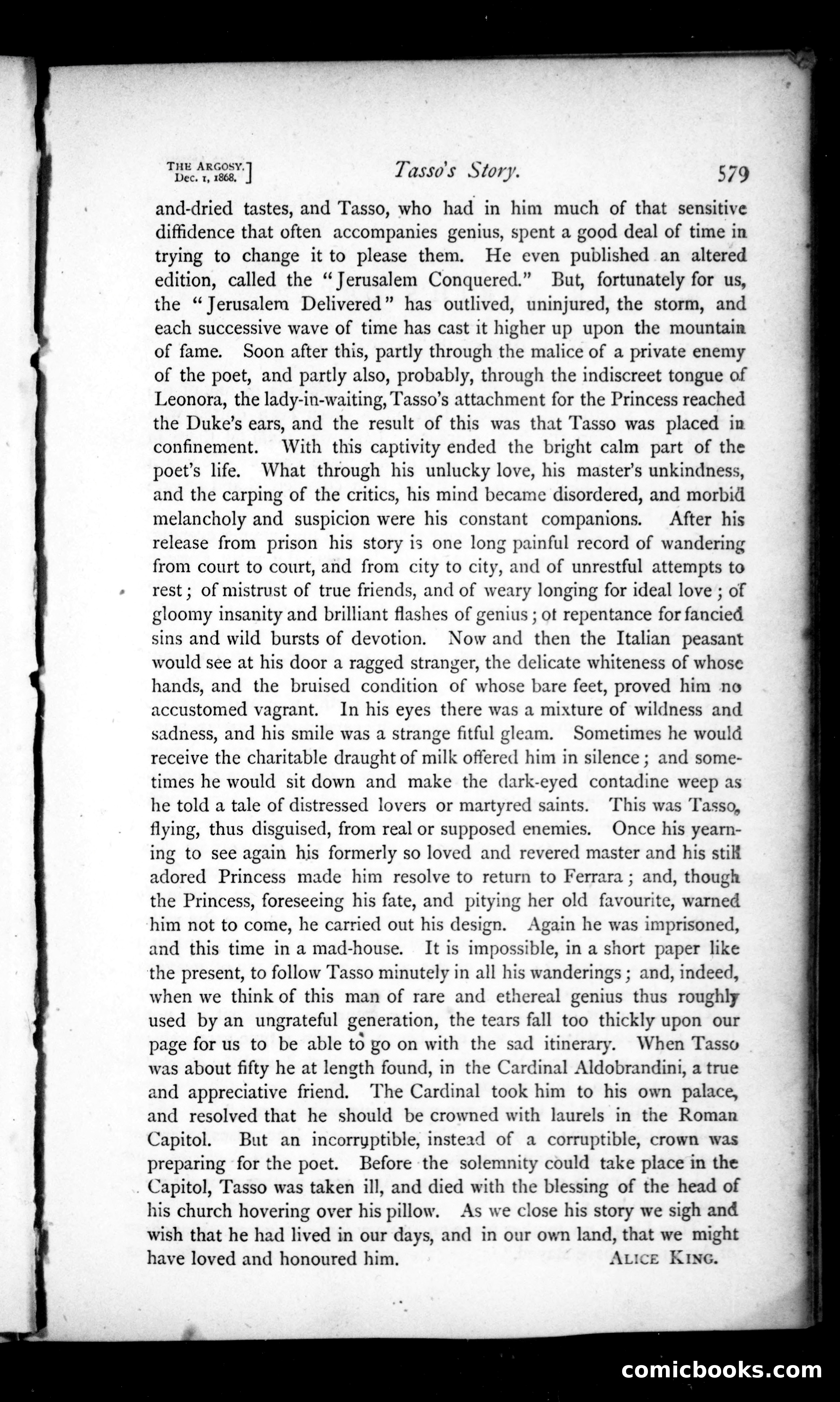 The Argosy, Vol. 6 — page 103 of 121