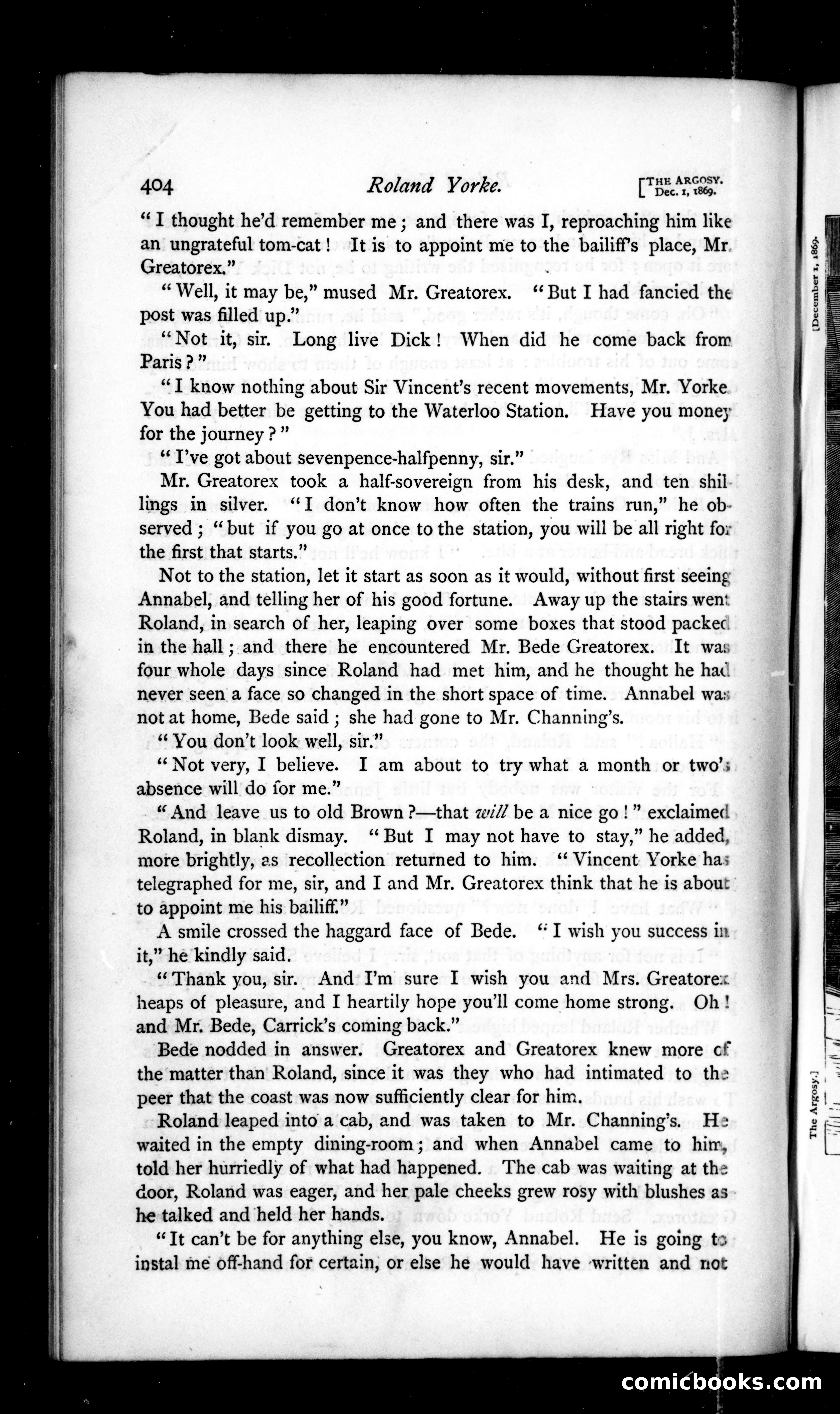 The Argosy, Vol. 8 — page 4 of 121