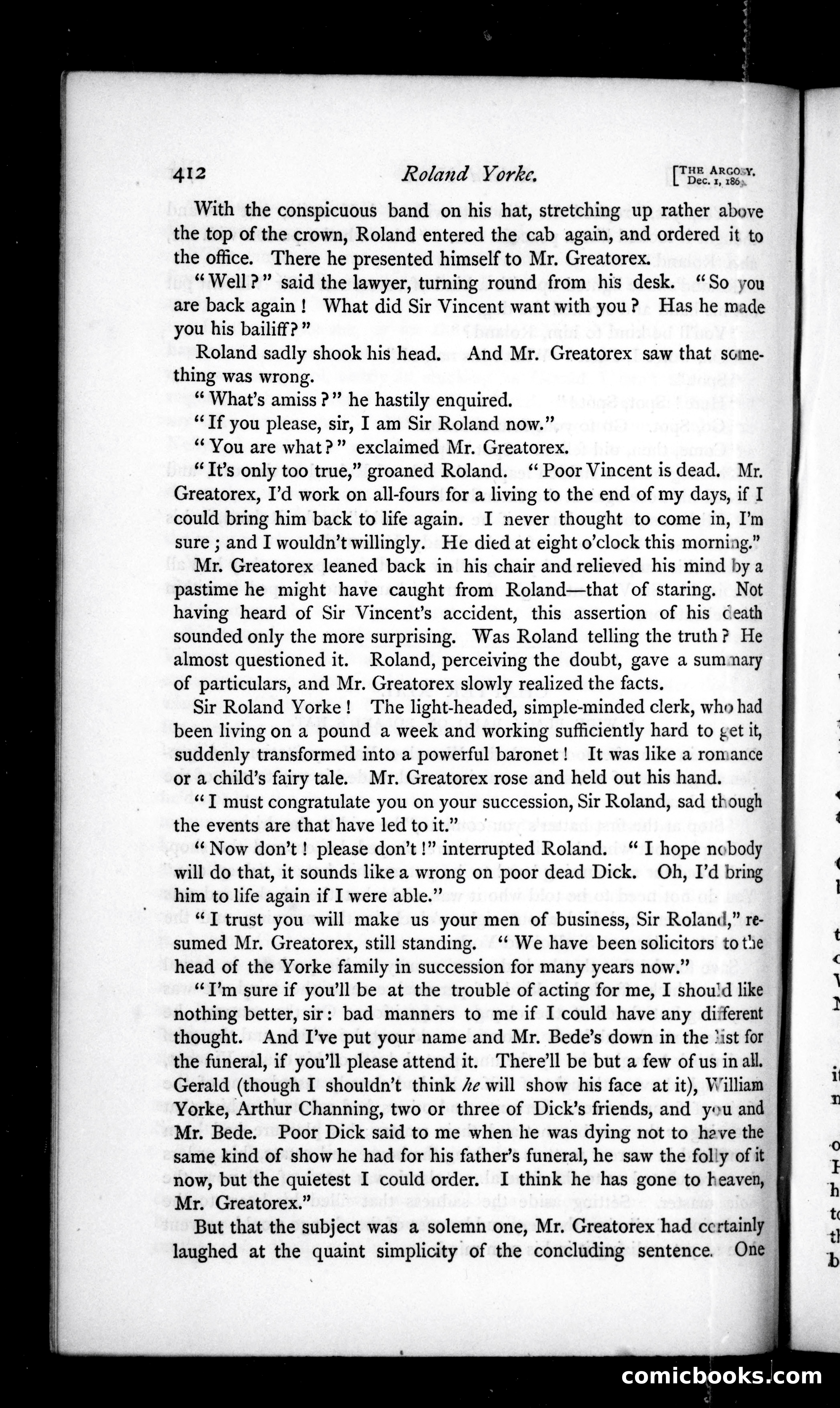 The Argosy, Vol. 8 — page 14 of 121