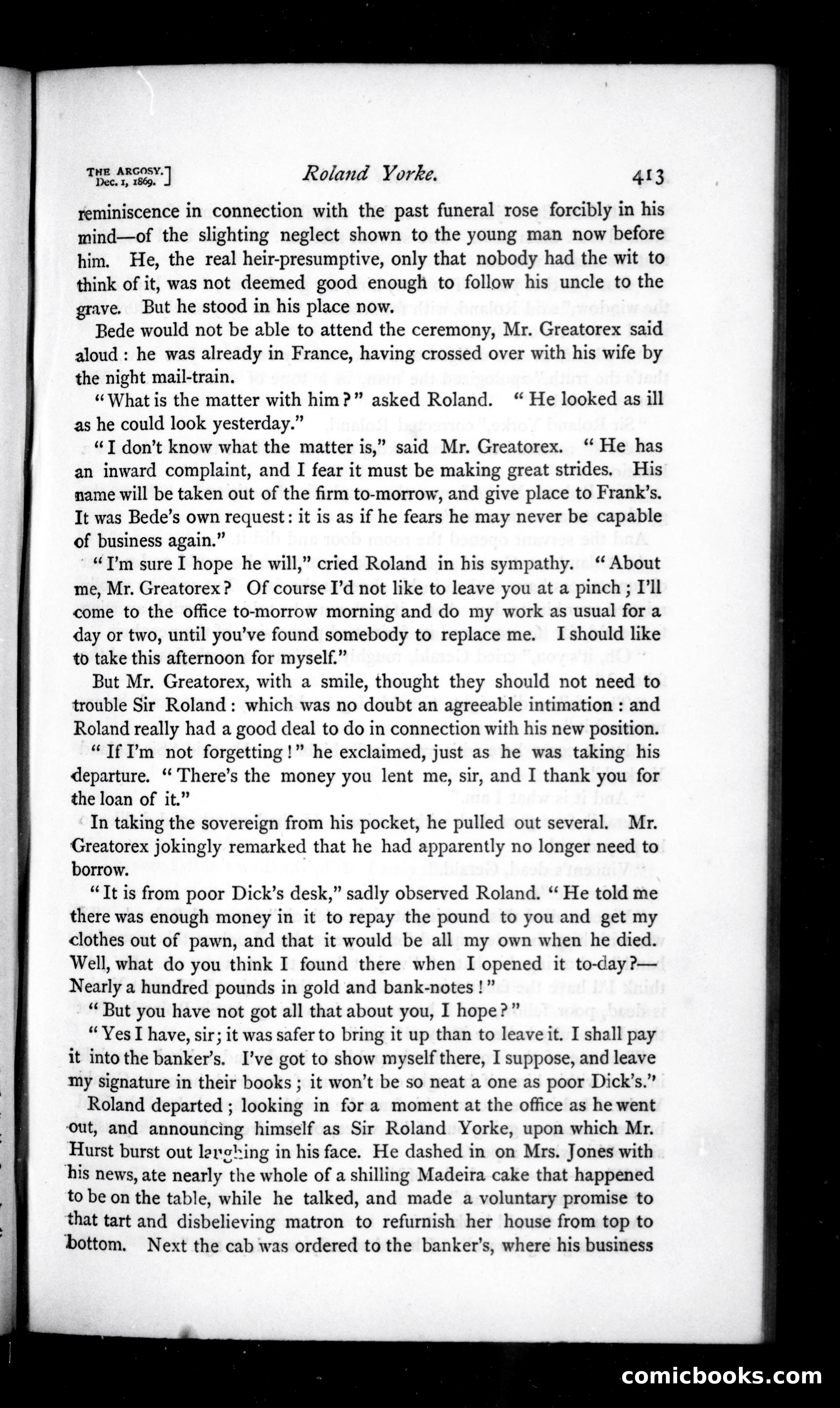 The Argosy, Vol. 8 — page 15 of 121