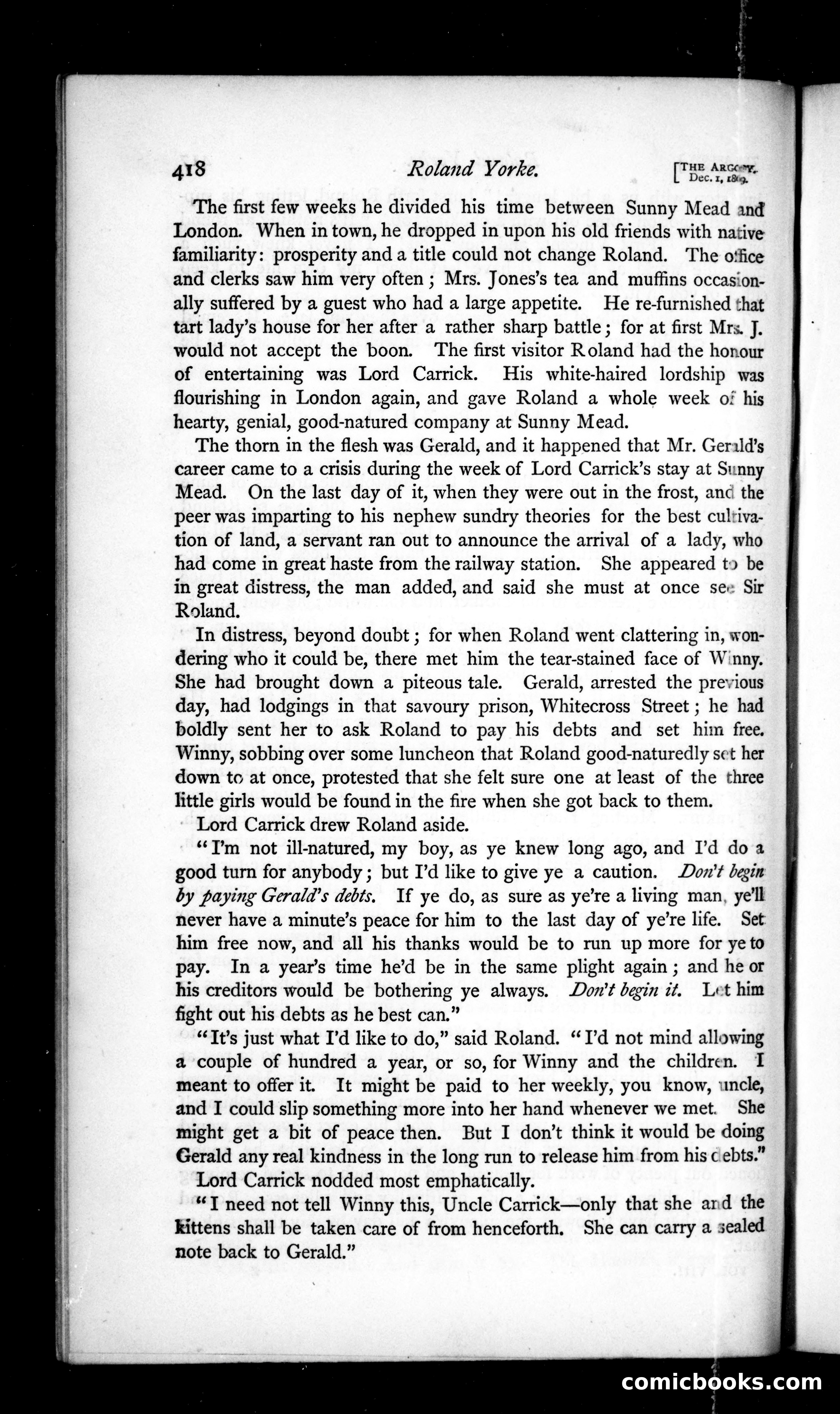 The Argosy, Vol. 8 — page 20 of 121
