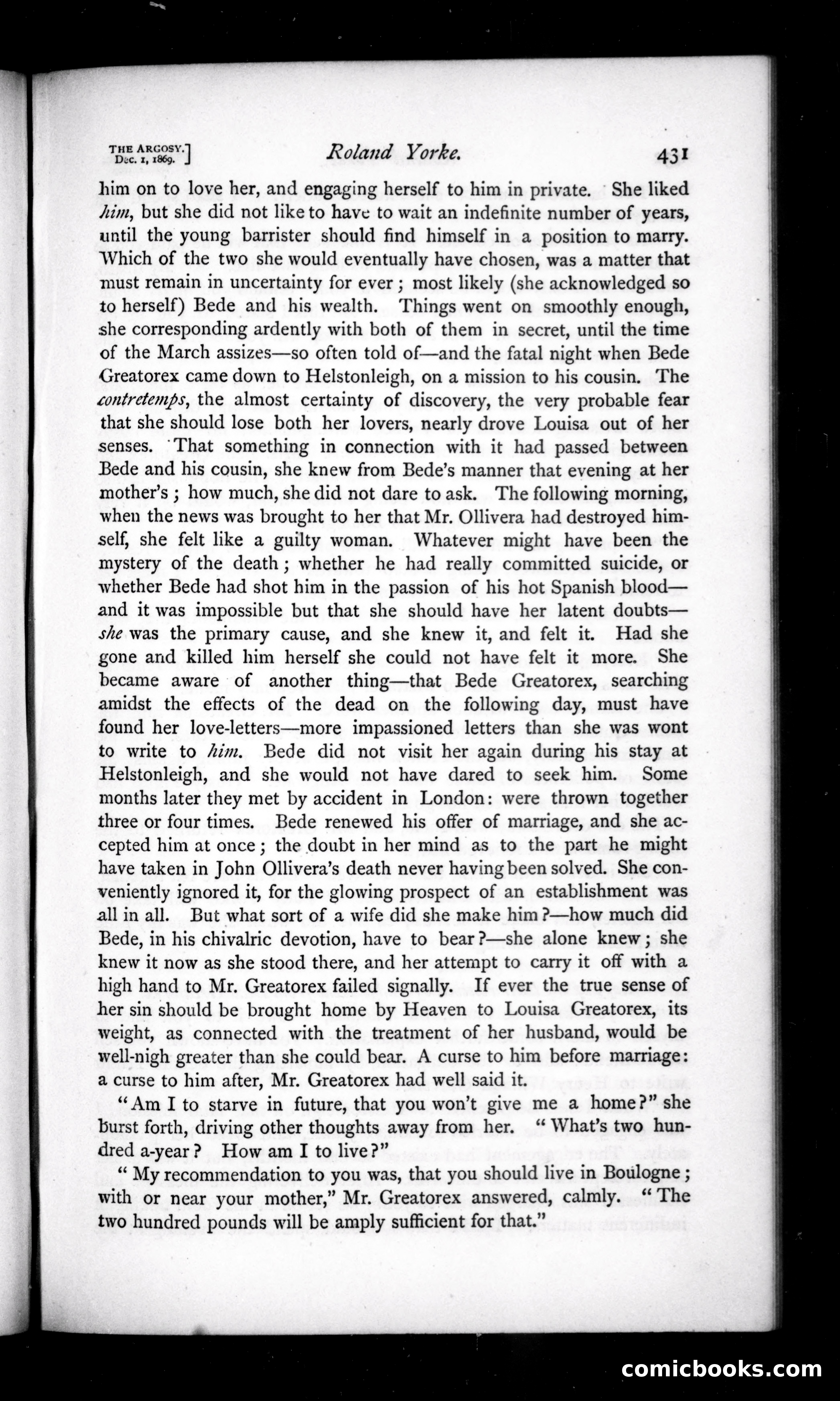 The Argosy, Vol. 8 — page 33 of 121