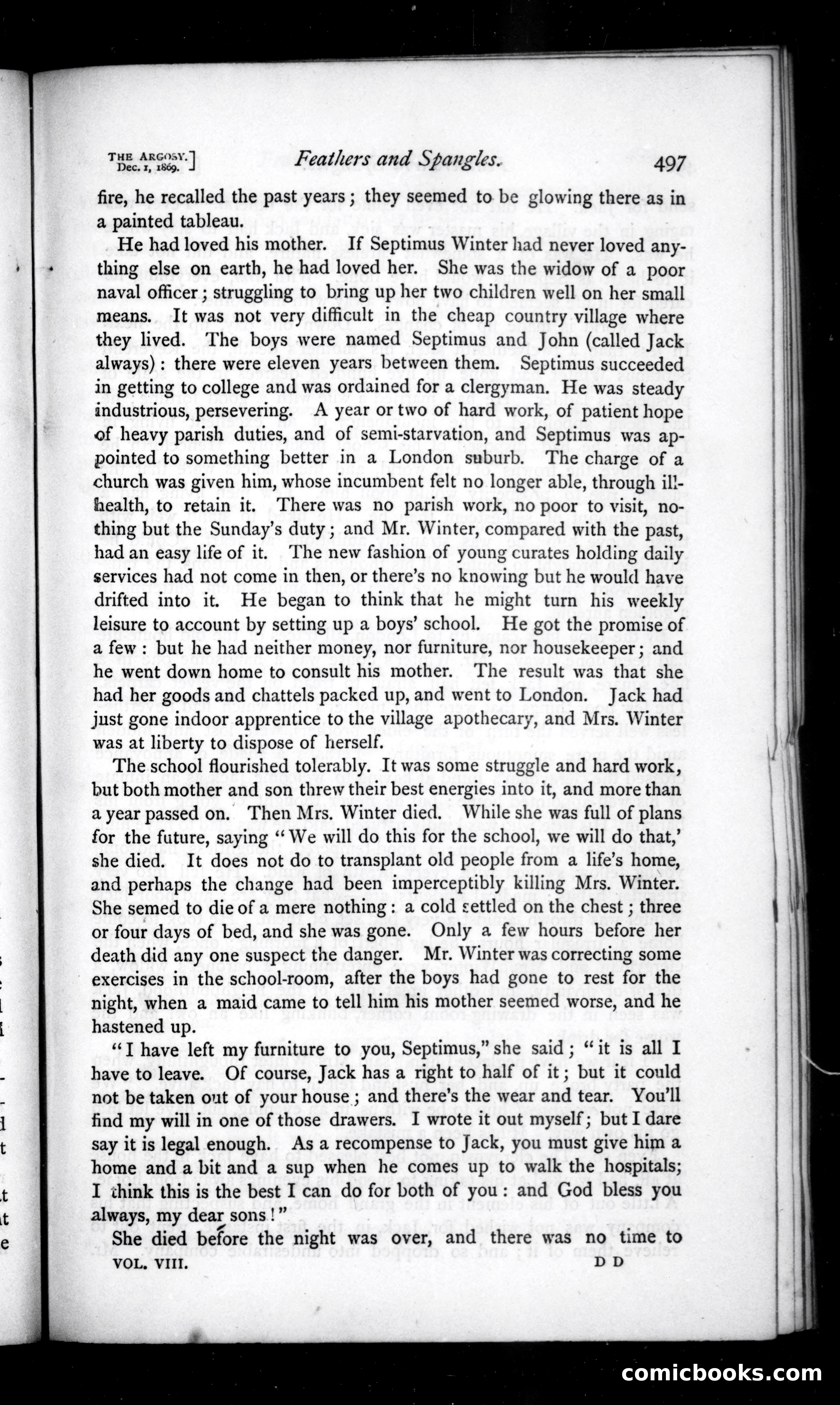 The Argosy, Vol. 8 — page 101 of 121