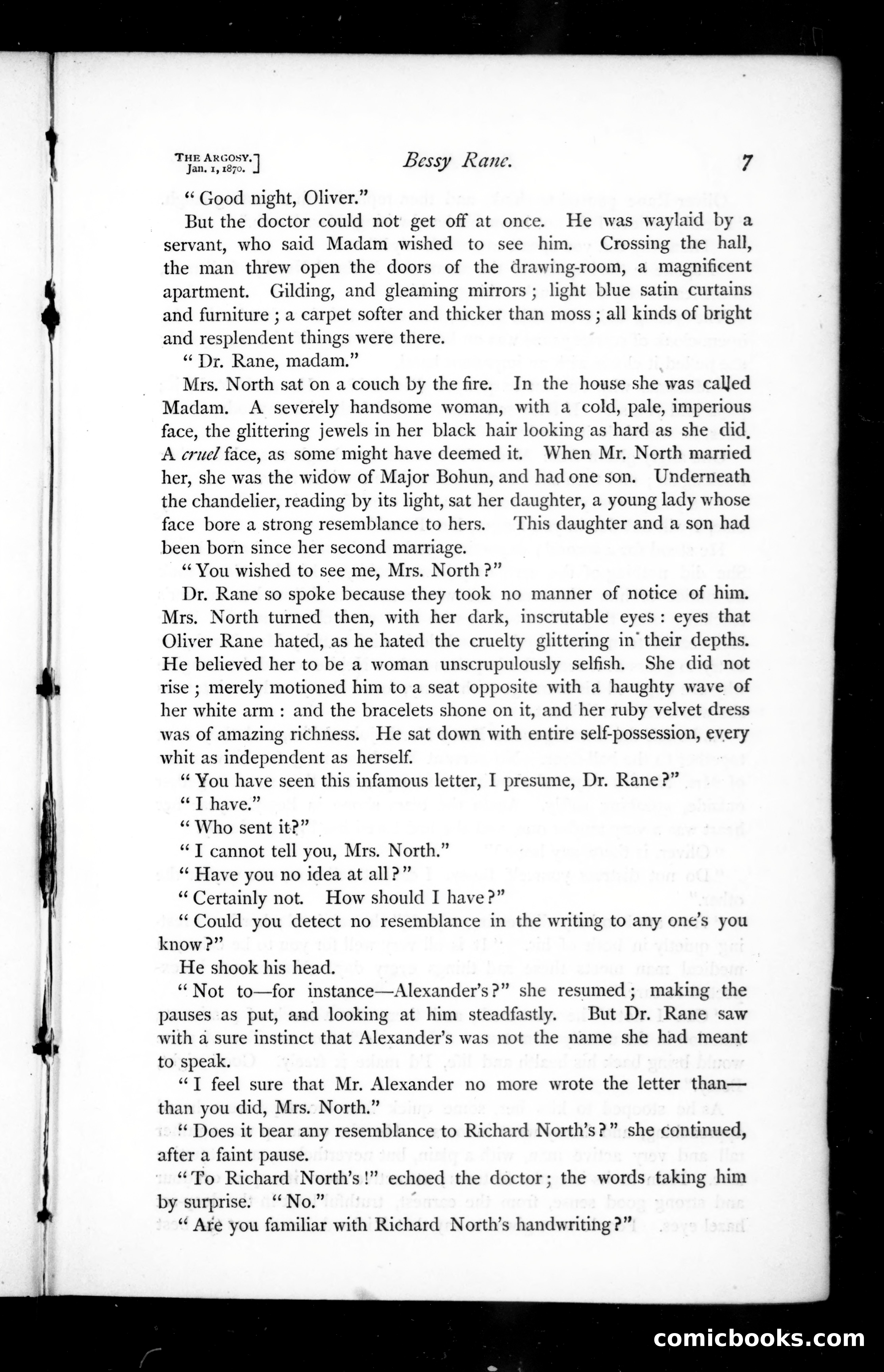 The Argosy, Vol. 9 — page 7 of 84