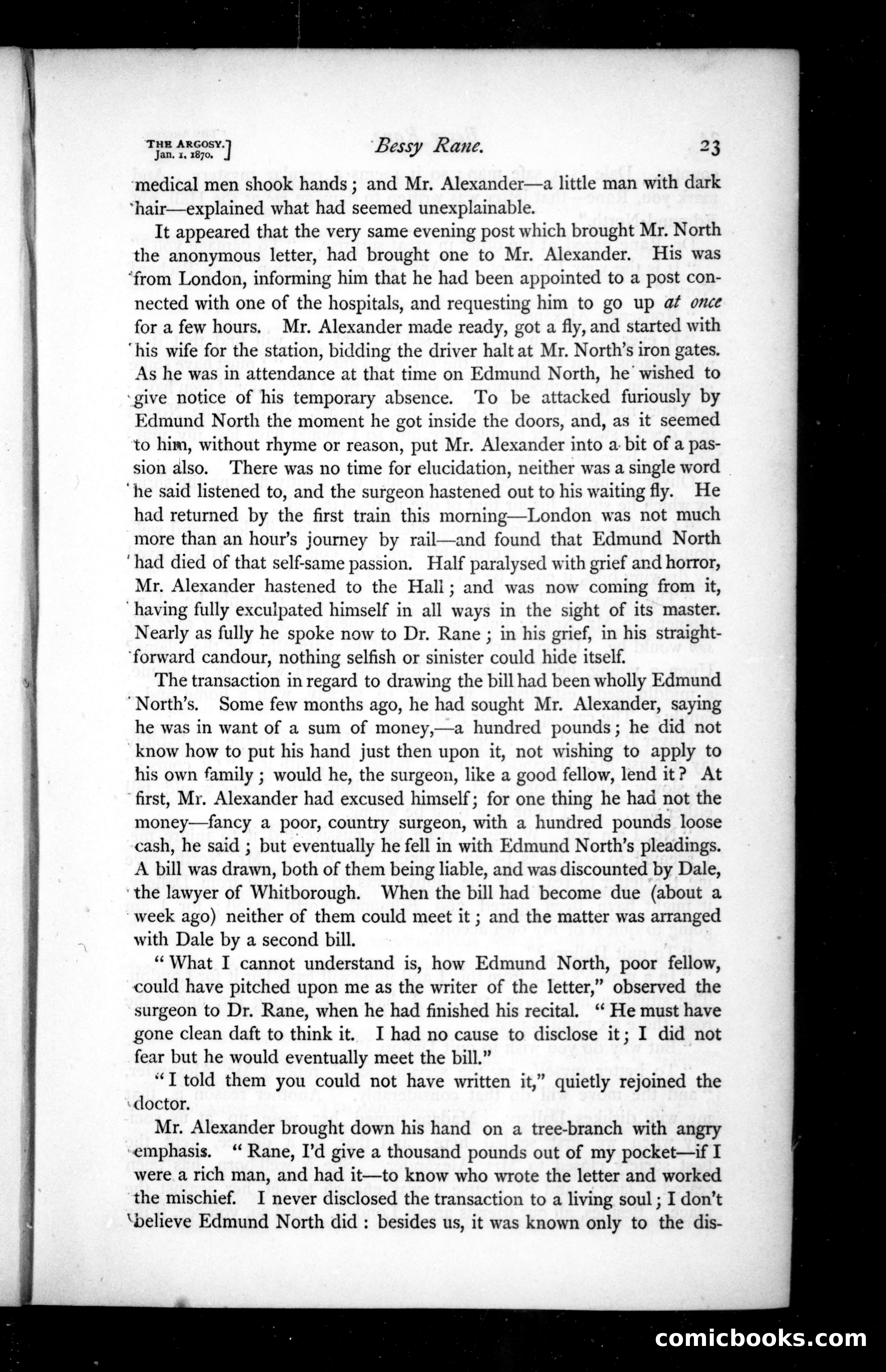 The Argosy, Vol. 9 — page 25 of 84