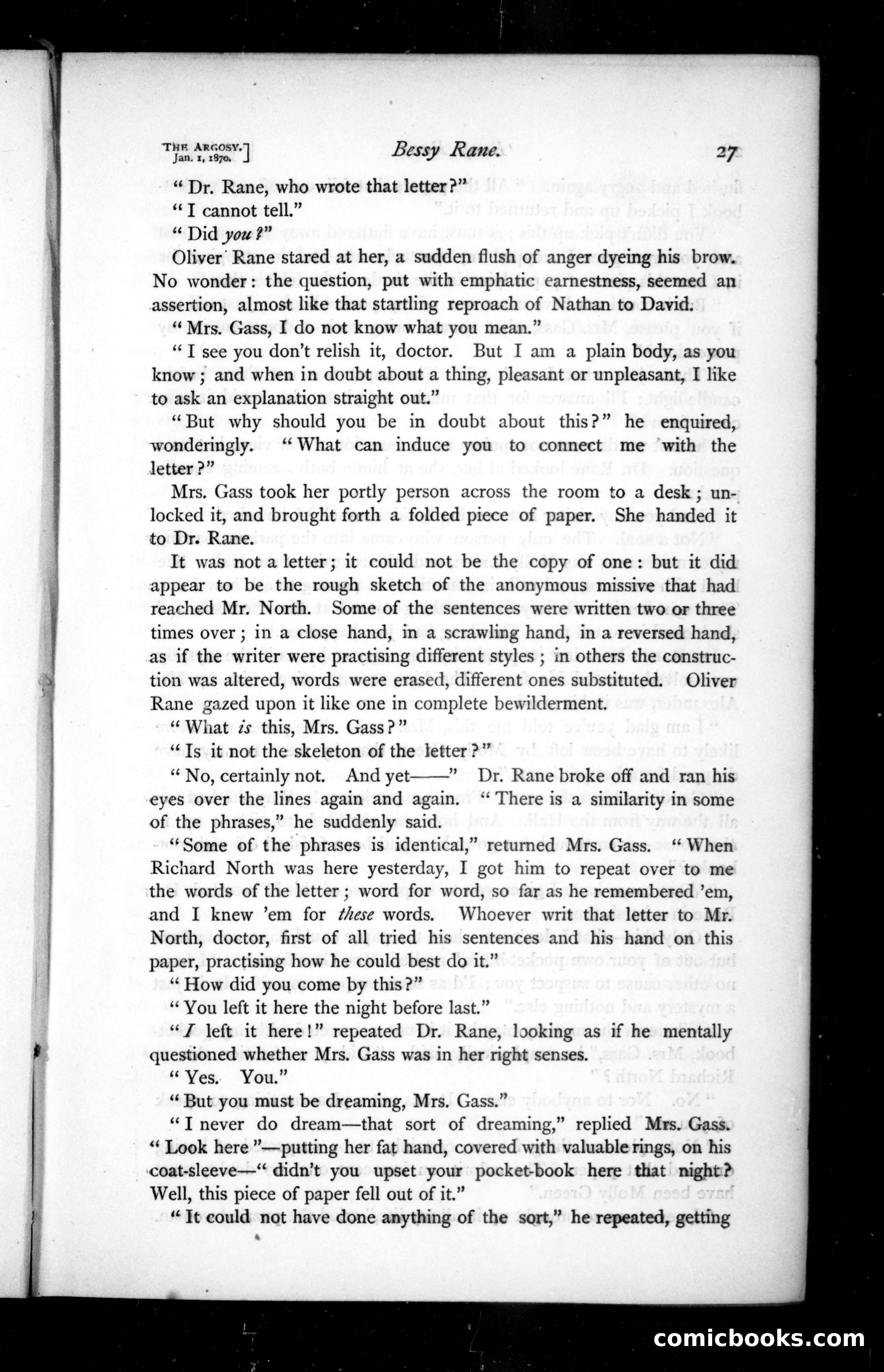 The Argosy, Vol. 9 — page 29 of 84