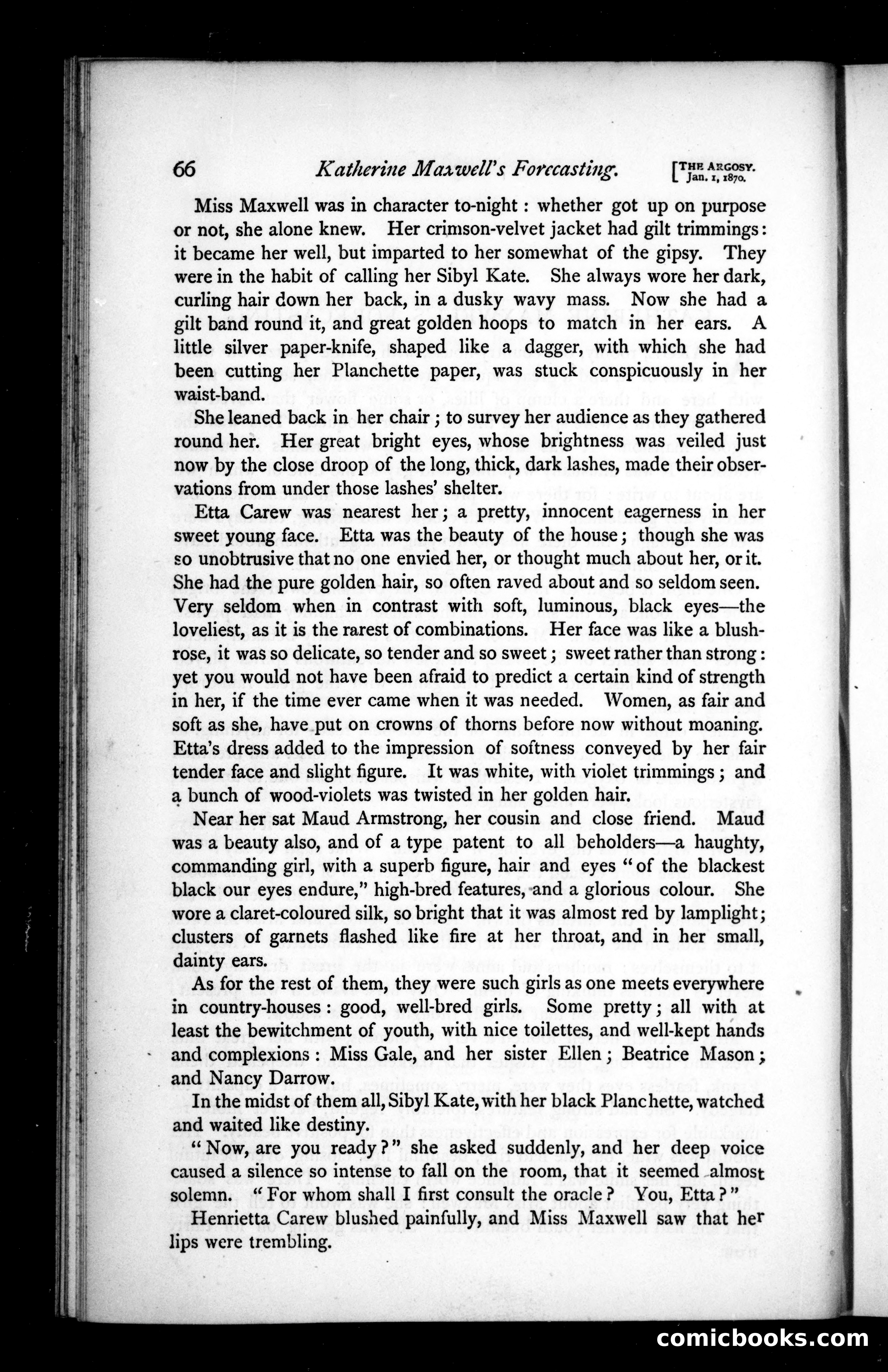 The Argosy, Vol. 9 — page 70 of 84