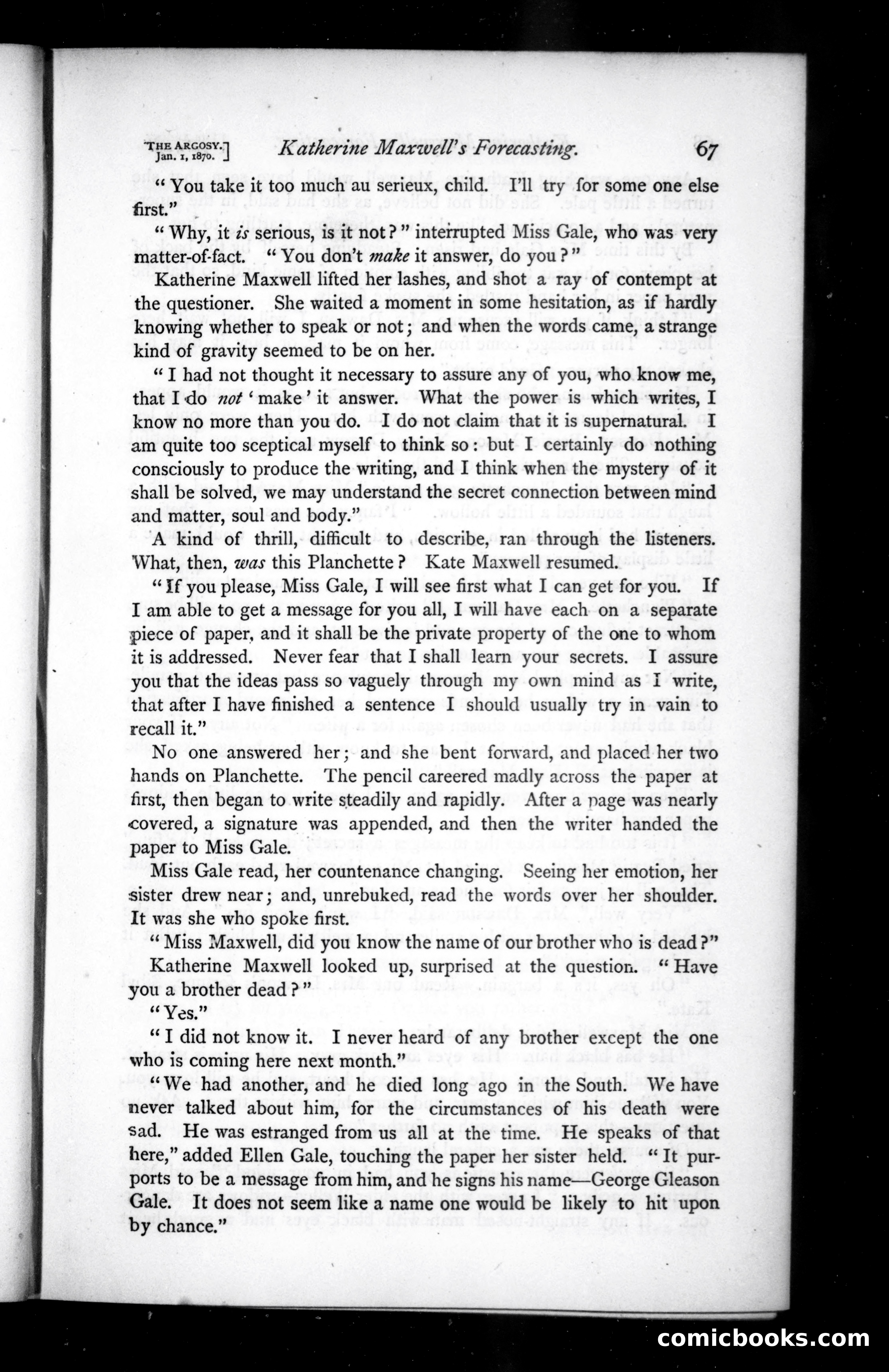 The Argosy, Vol. 9 — page 71 of 84