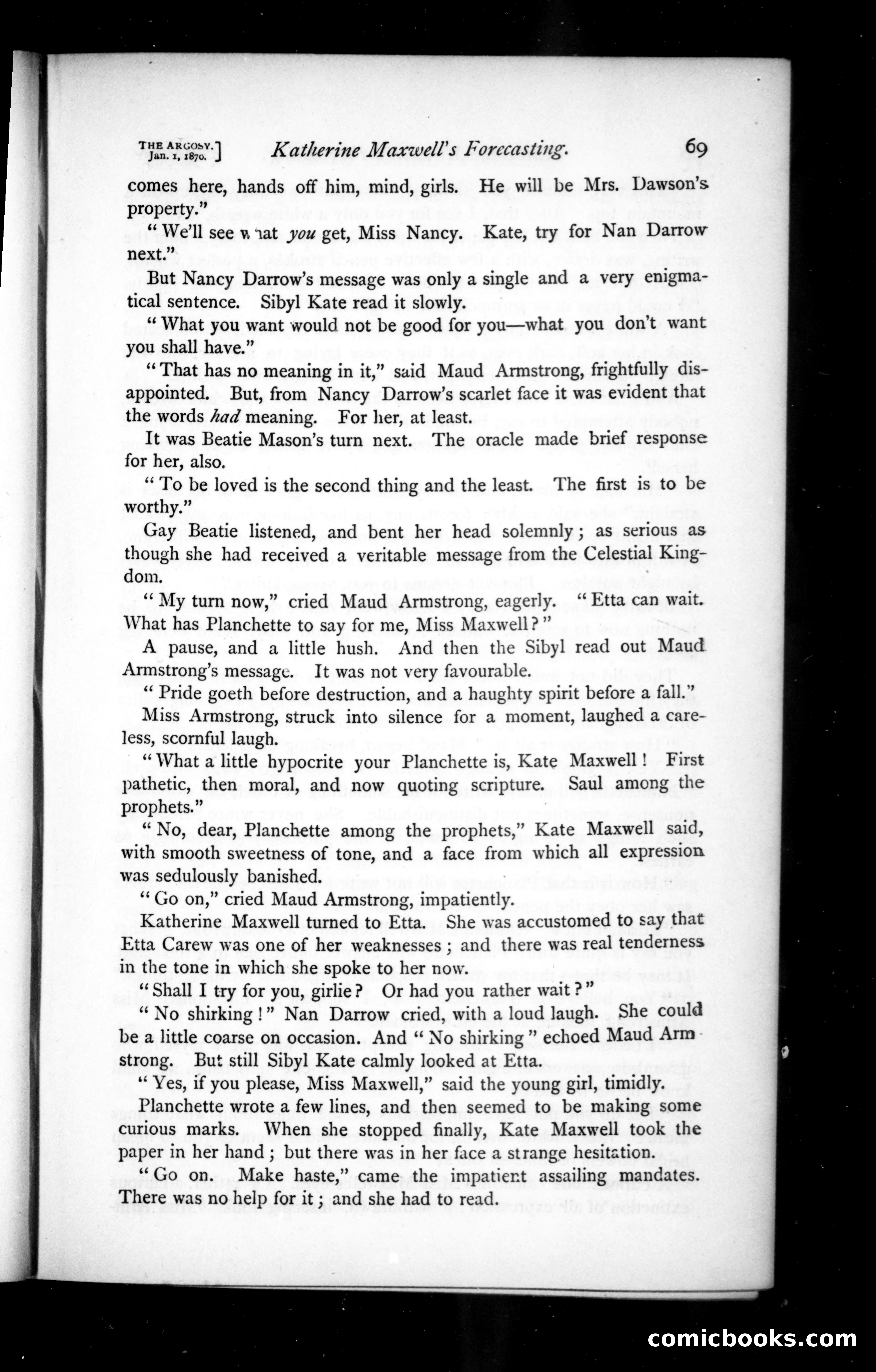 The Argosy, Vol. 9 — page 73 of 84