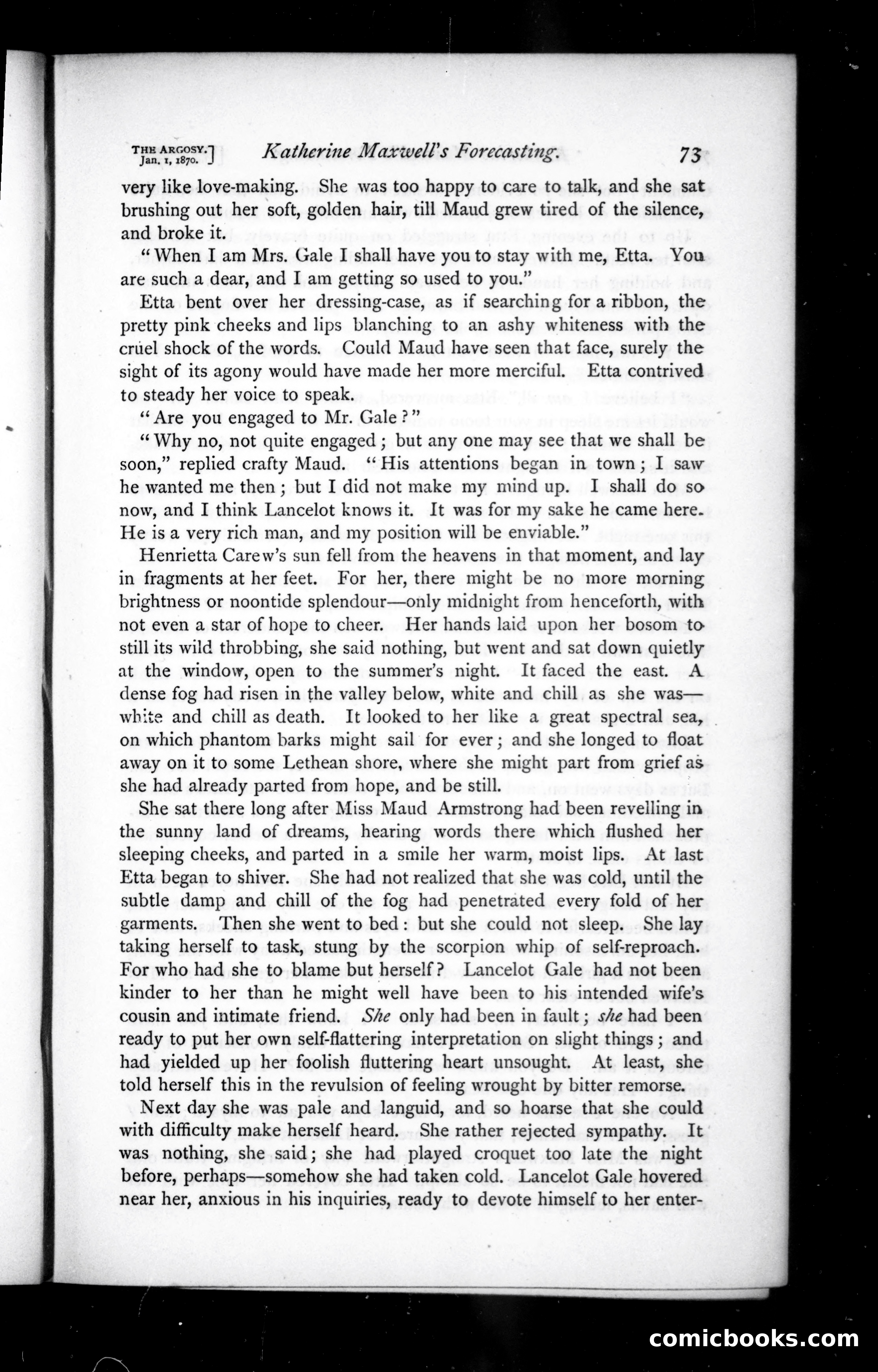 The Argosy, Vol. 9 — page 77 of 84