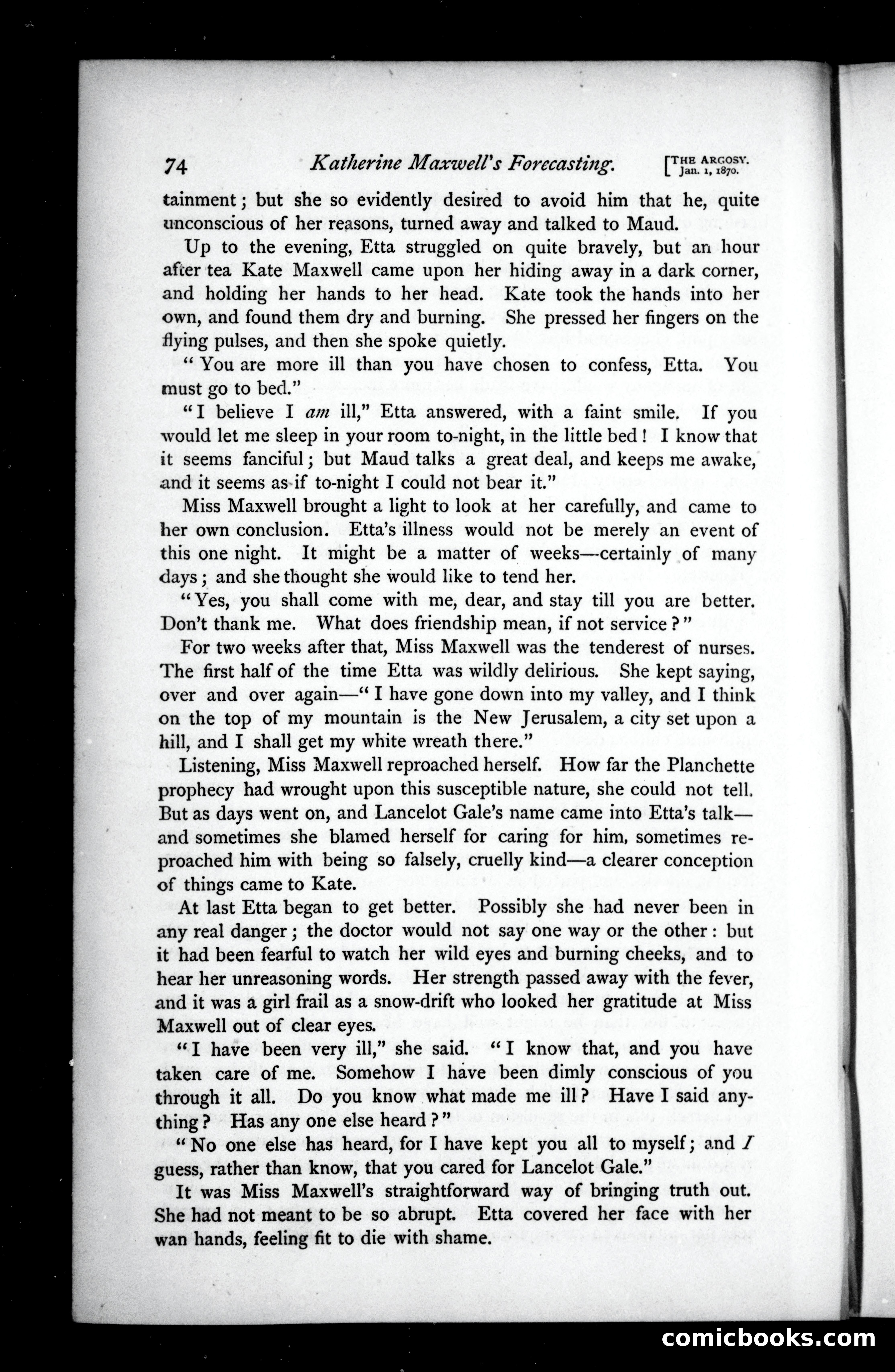 The Argosy, Vol. 9 — page 78 of 84